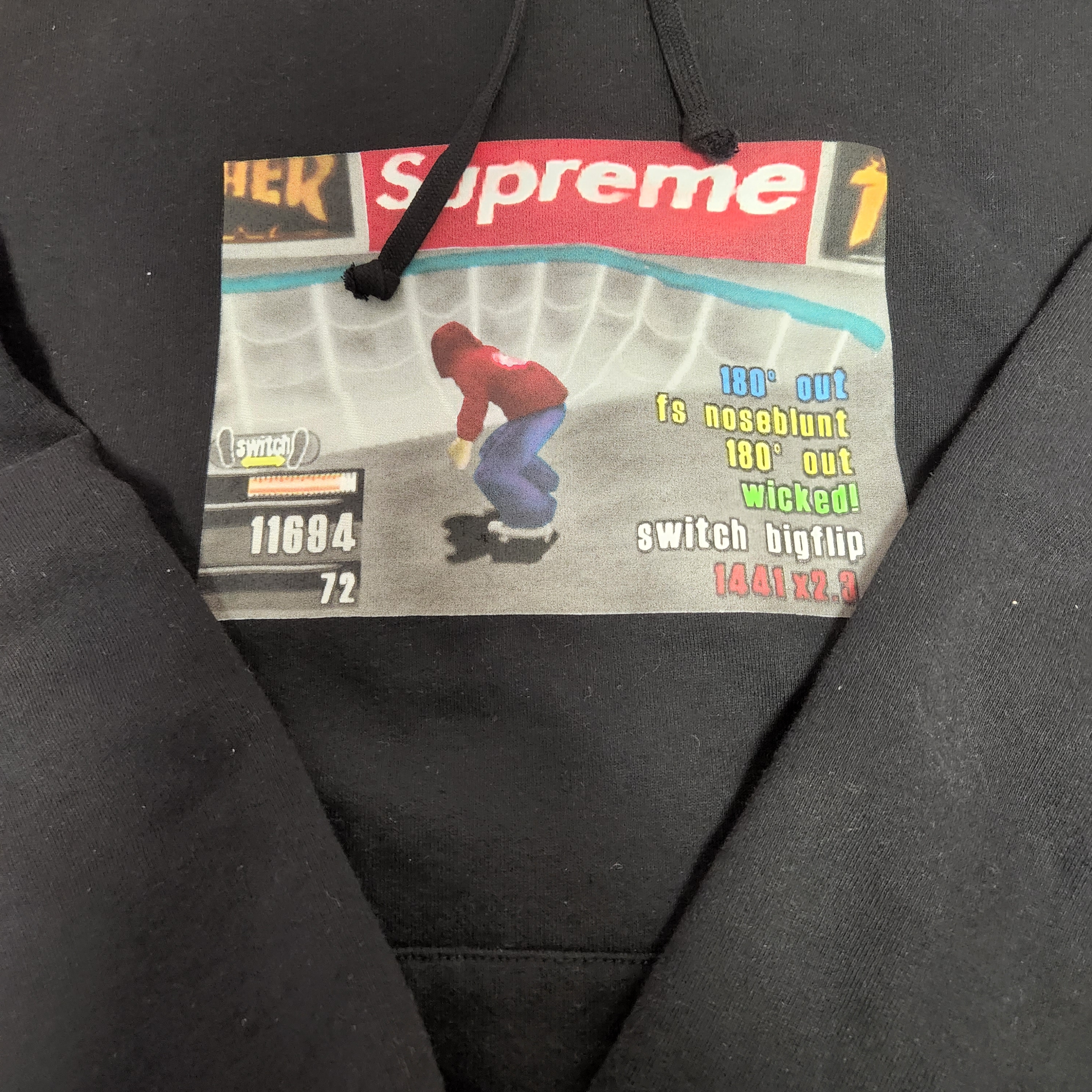 Supreme x Thrasher Hooded Sweatshirt Black - 21FW 착용 스타일