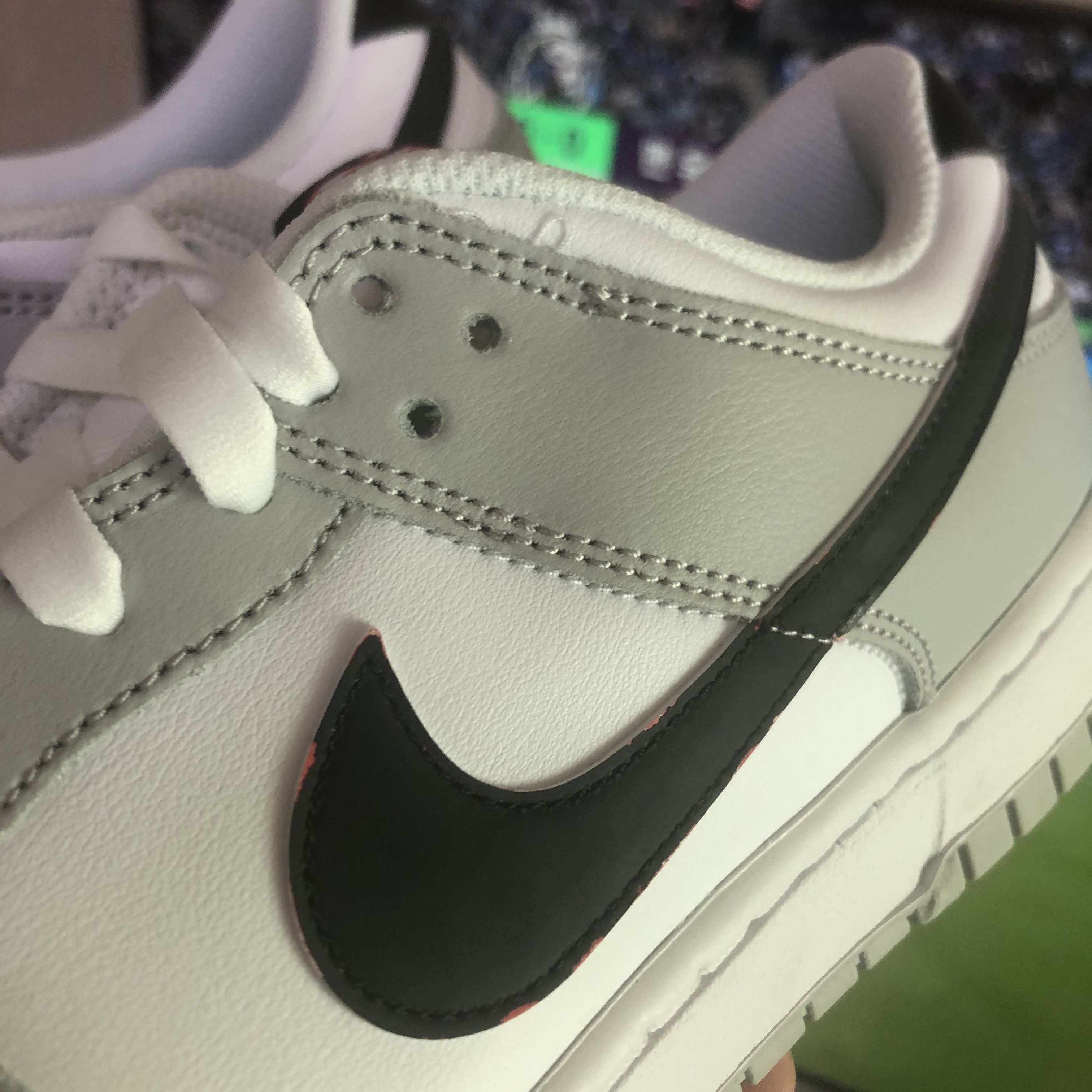 Nike Dunk Low Retro SE Jackpot Grey Fog 착용 스타일 - 2