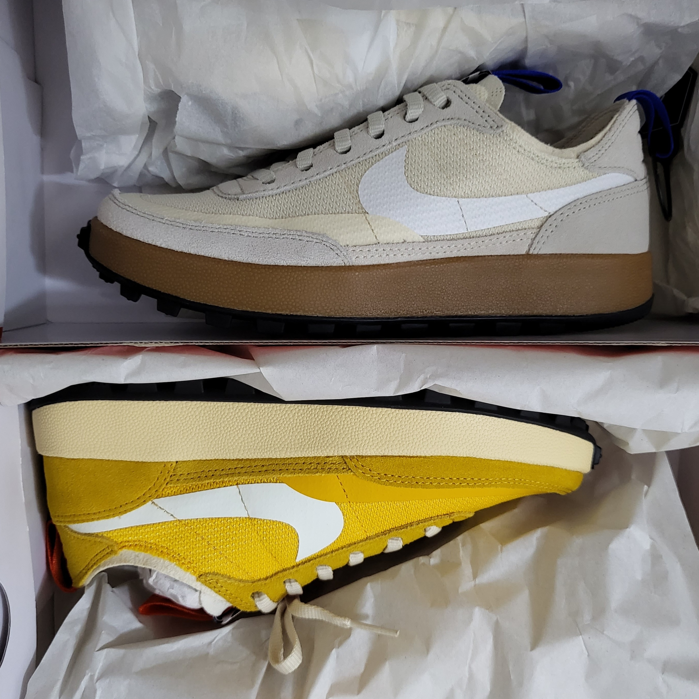 Nike x Tom Sachs General Purpose Shoe Archive, Nike x Tom Sachs General Purpose Shoe Light Cream 착용 스타일