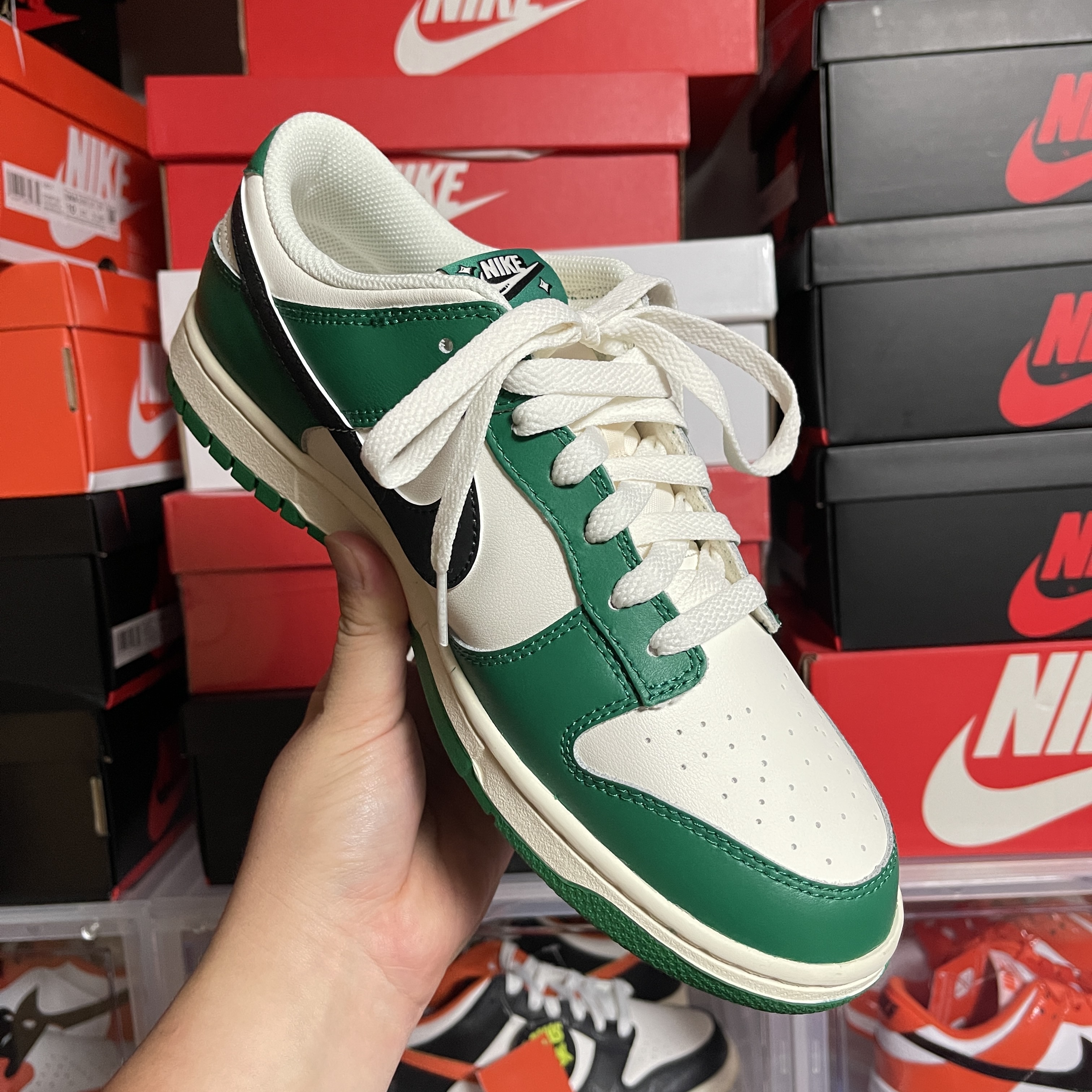 Nike Dunk Low Retro SE Jackpot Malachite 착용 스타일 - 4
