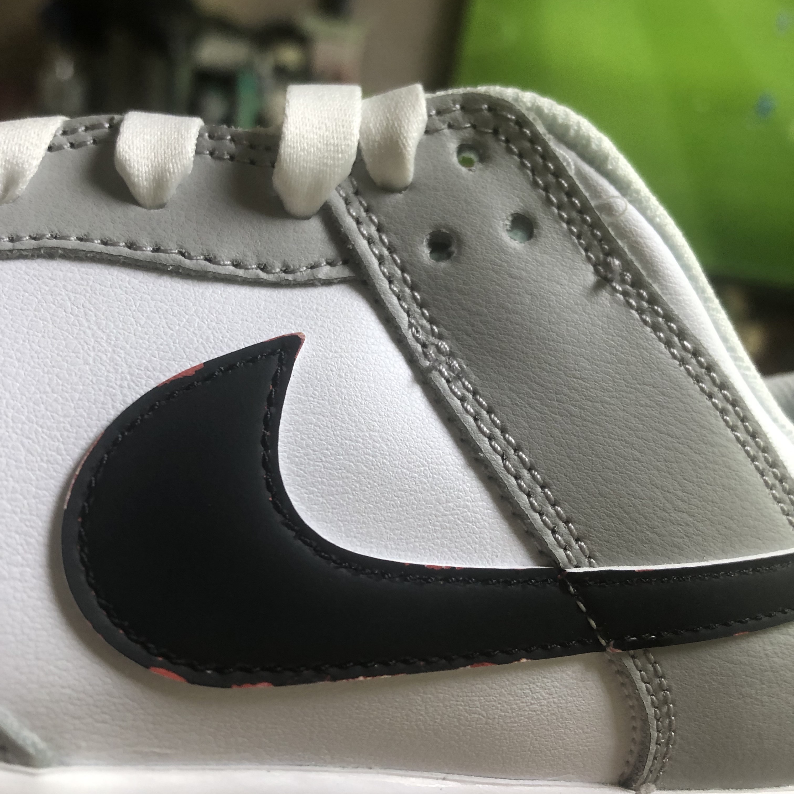 Nike Dunk Low Retro SE Jackpot Grey Fog 착용 스타일 - 1