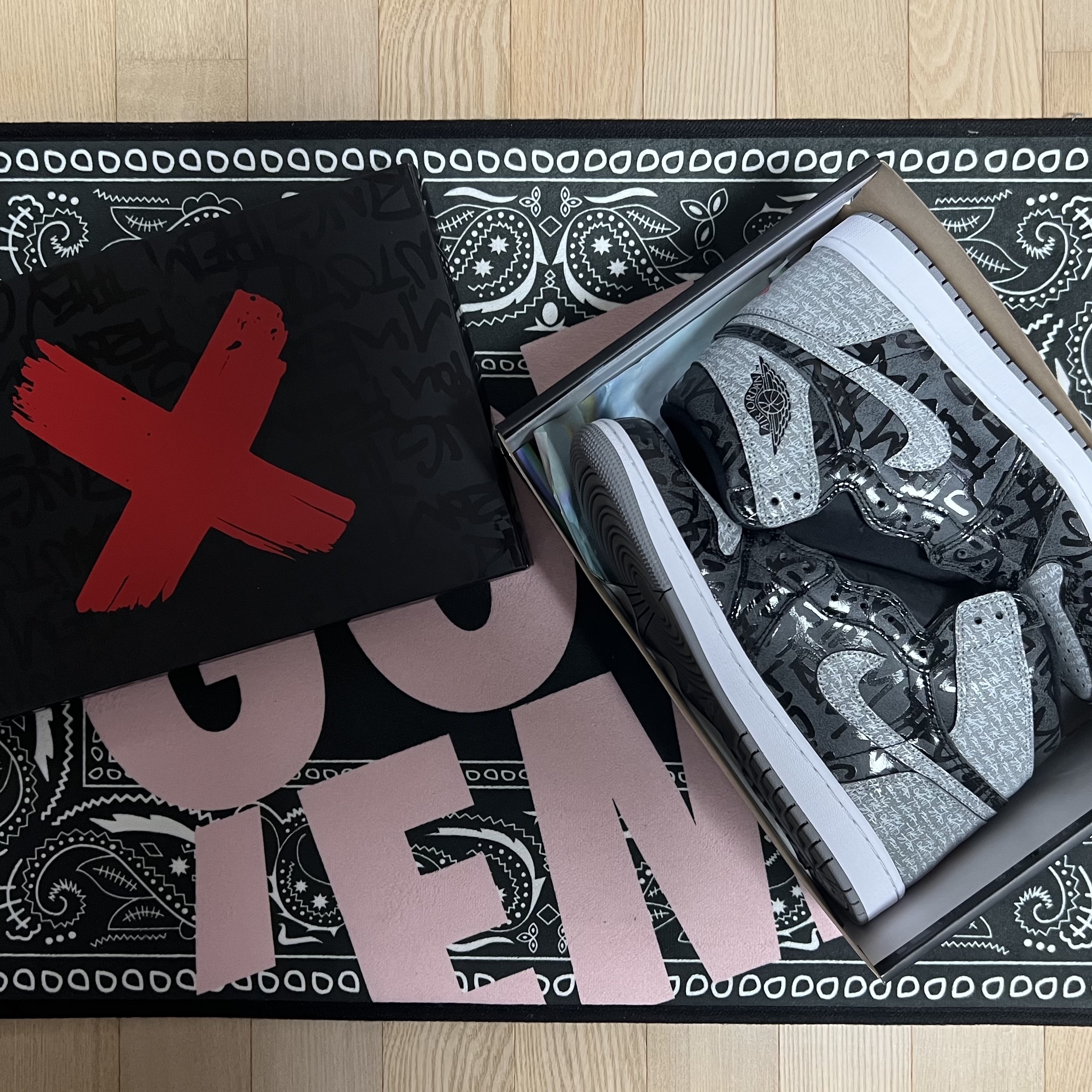 Jordan 1 Retro High OG Rebellionaire 착용 스타일 - 3