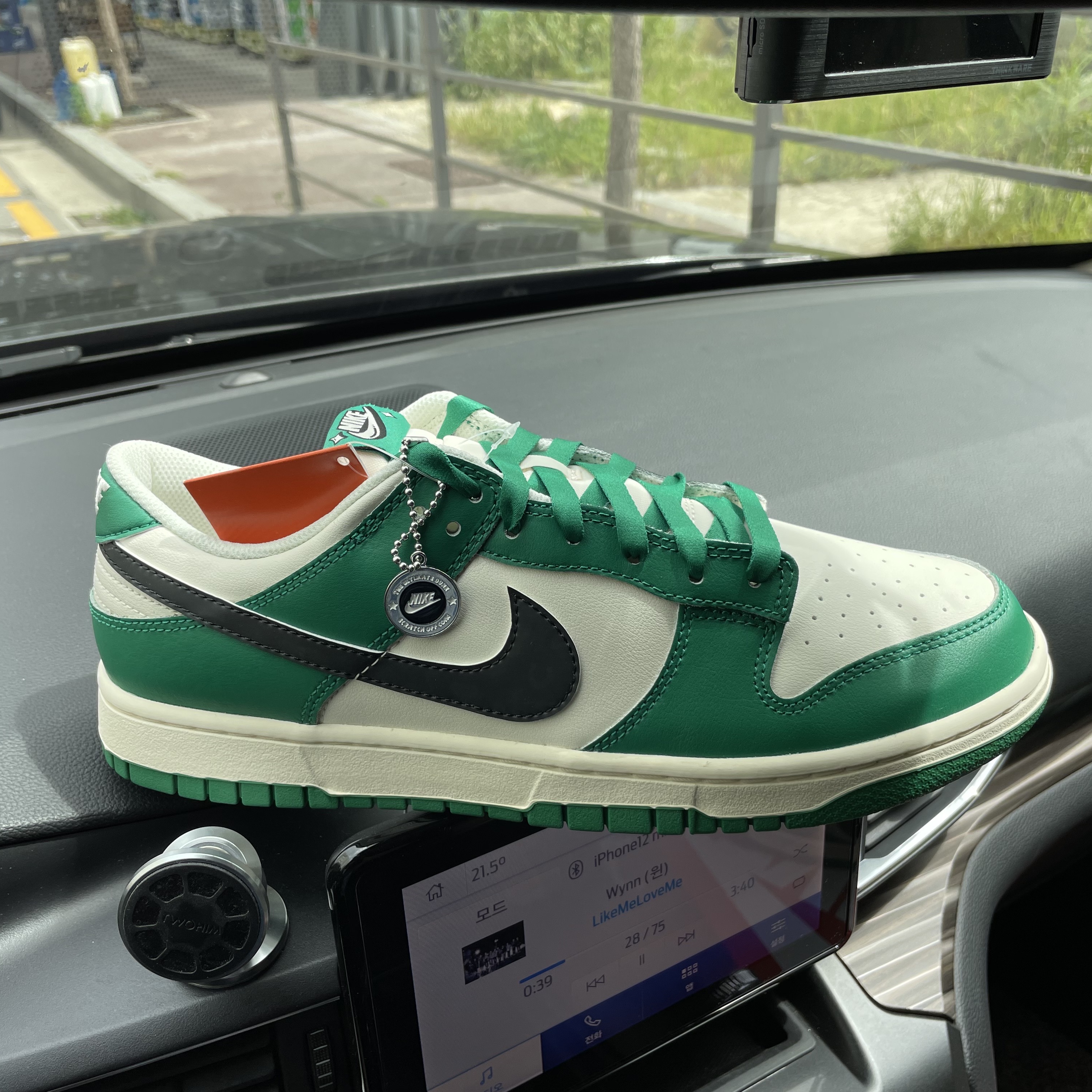 Nike Dunk Low Retro SE Jackpot Malachite 착용 스타일
