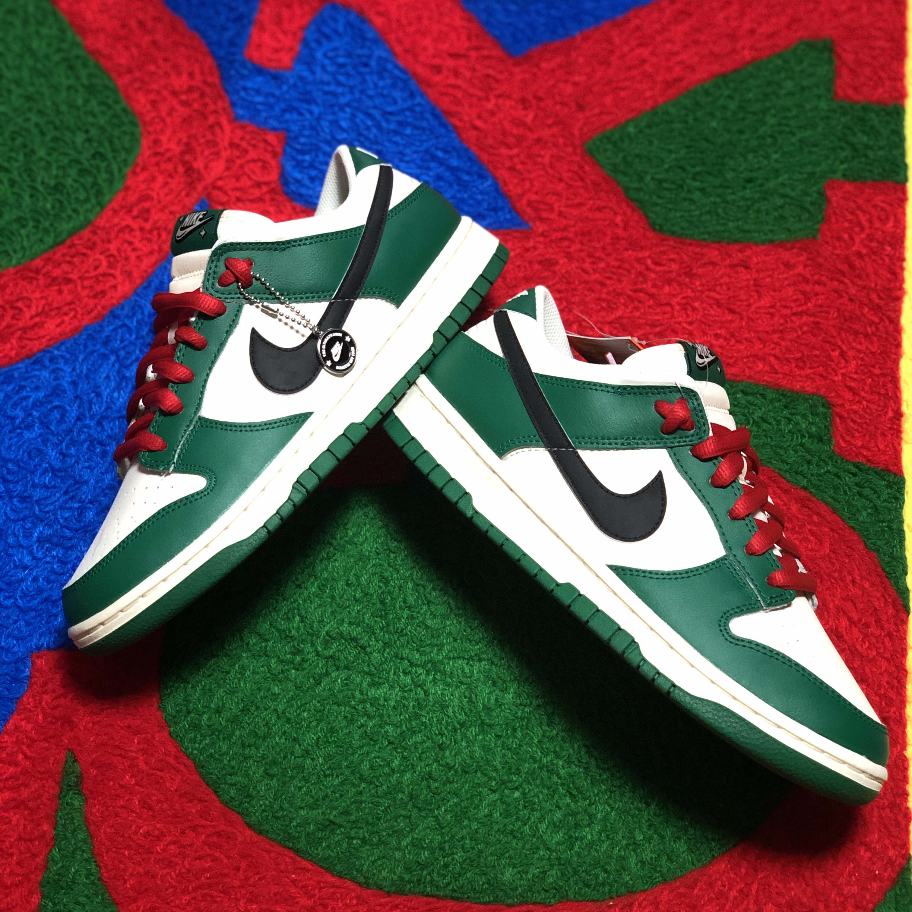 Nike Dunk Low Retro SE Jackpot Malachite 착용 스타일 - 1