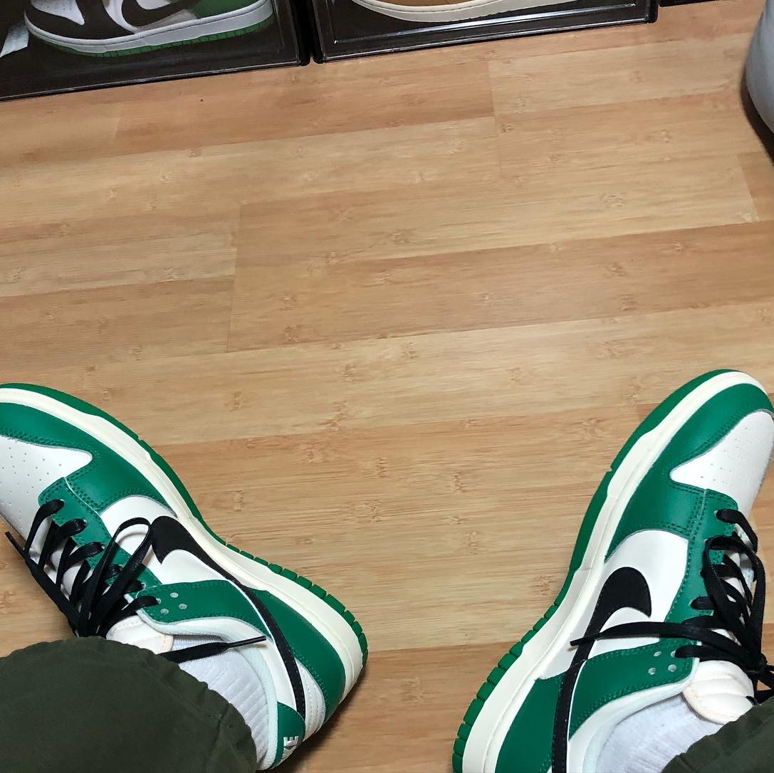 Nike Dunk Low Retro SE Jackpot Malachite 착용 스타일