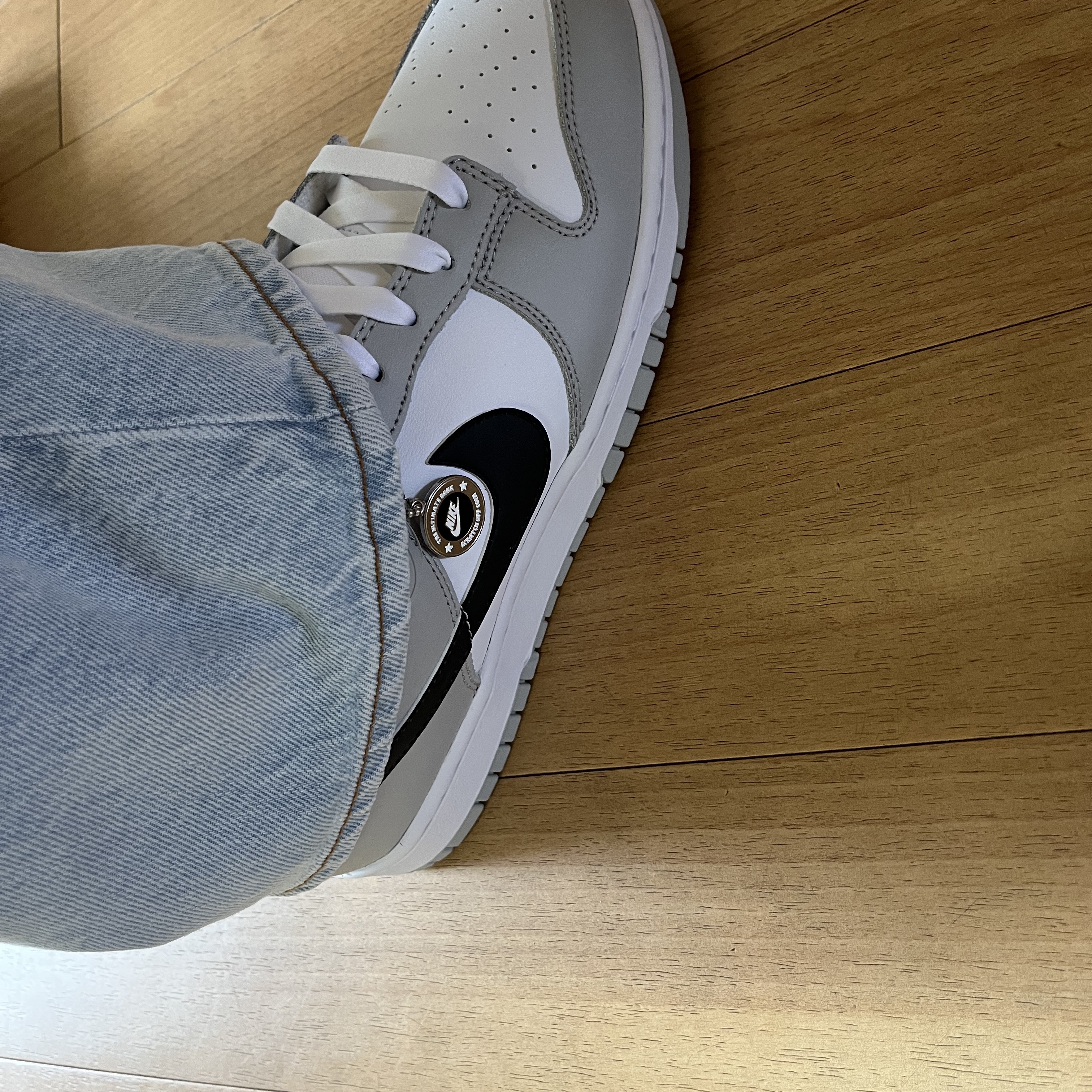 Nike Dunk Low Retro SE Jackpot Grey Fog 착용 스타일 - 2