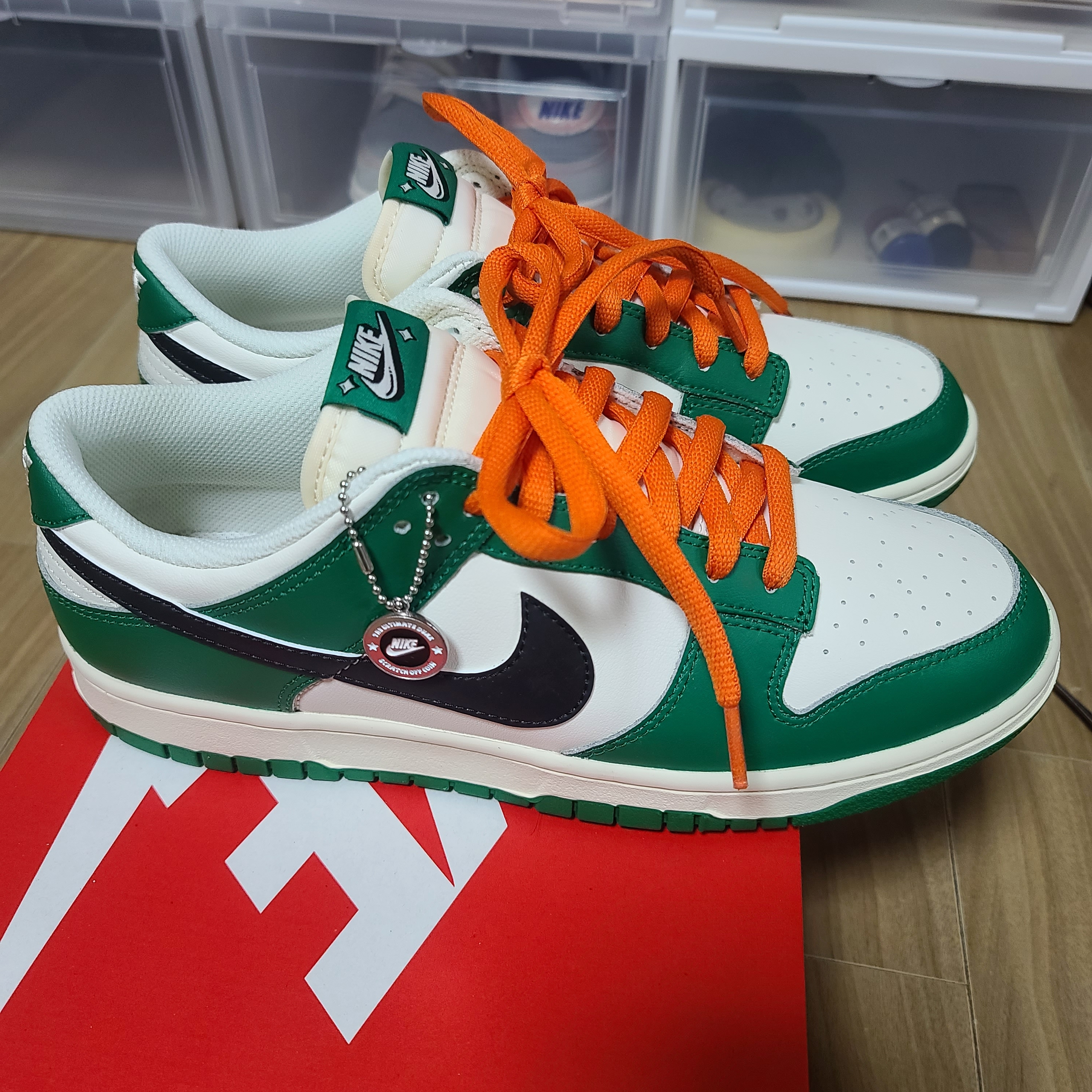 Nike Dunk Low Retro SE Jackpot Malachite 착용 스타일