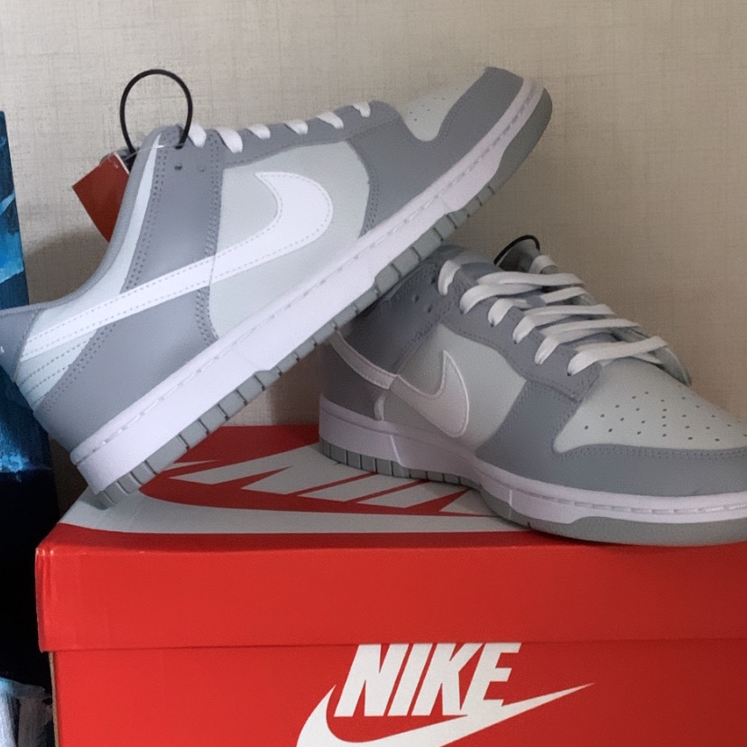 Nike Dunk Low Retro Wolf Grey 착용 스타일