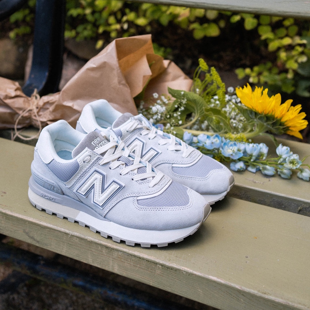 New Balance 574 Legacy Grey Sea Salt 착용 스타일 - 4