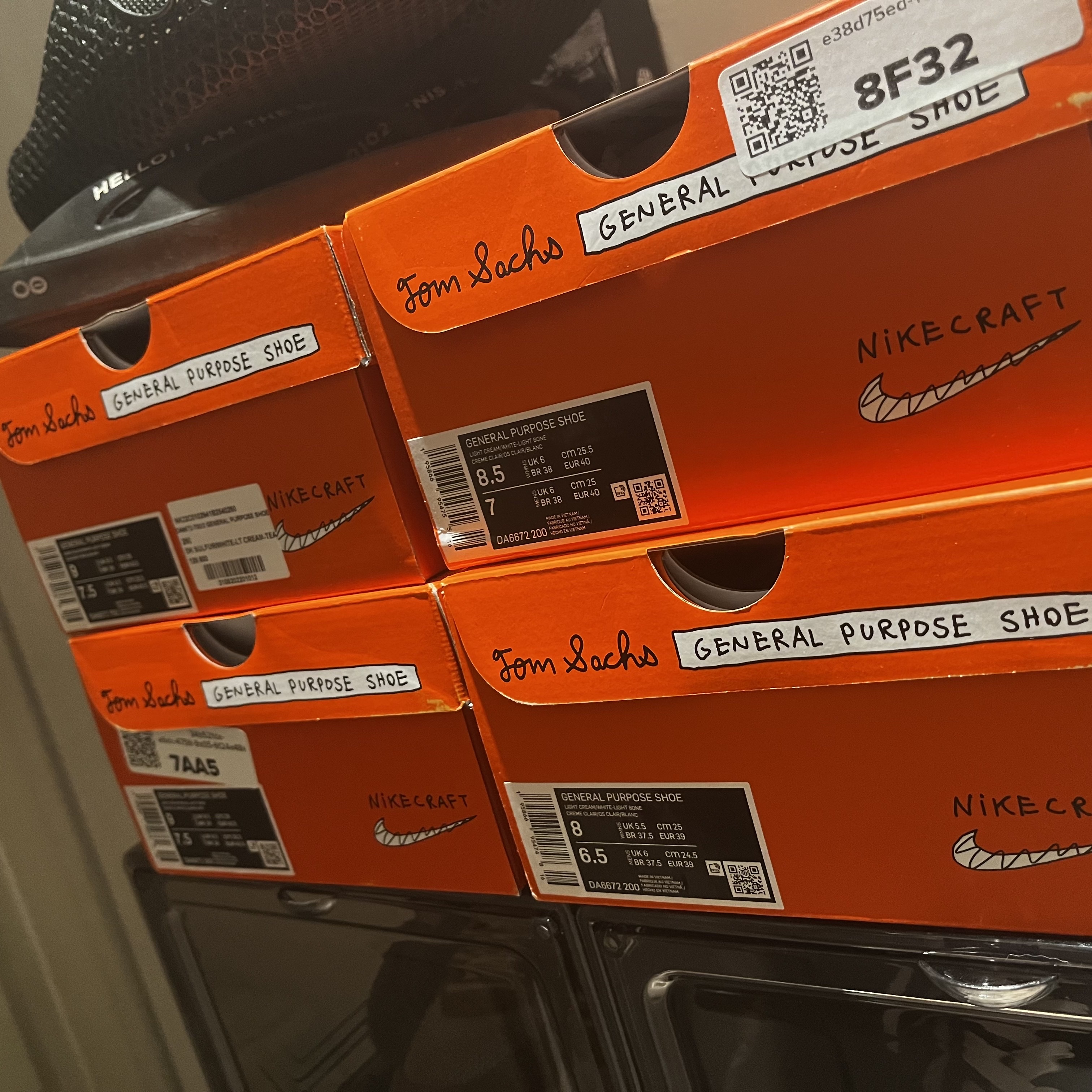 Nike x Tom Sachs General Purpose Shoe Archive, Nike x Tom Sachs General Purpose Shoe Light Cream 착용 스타일