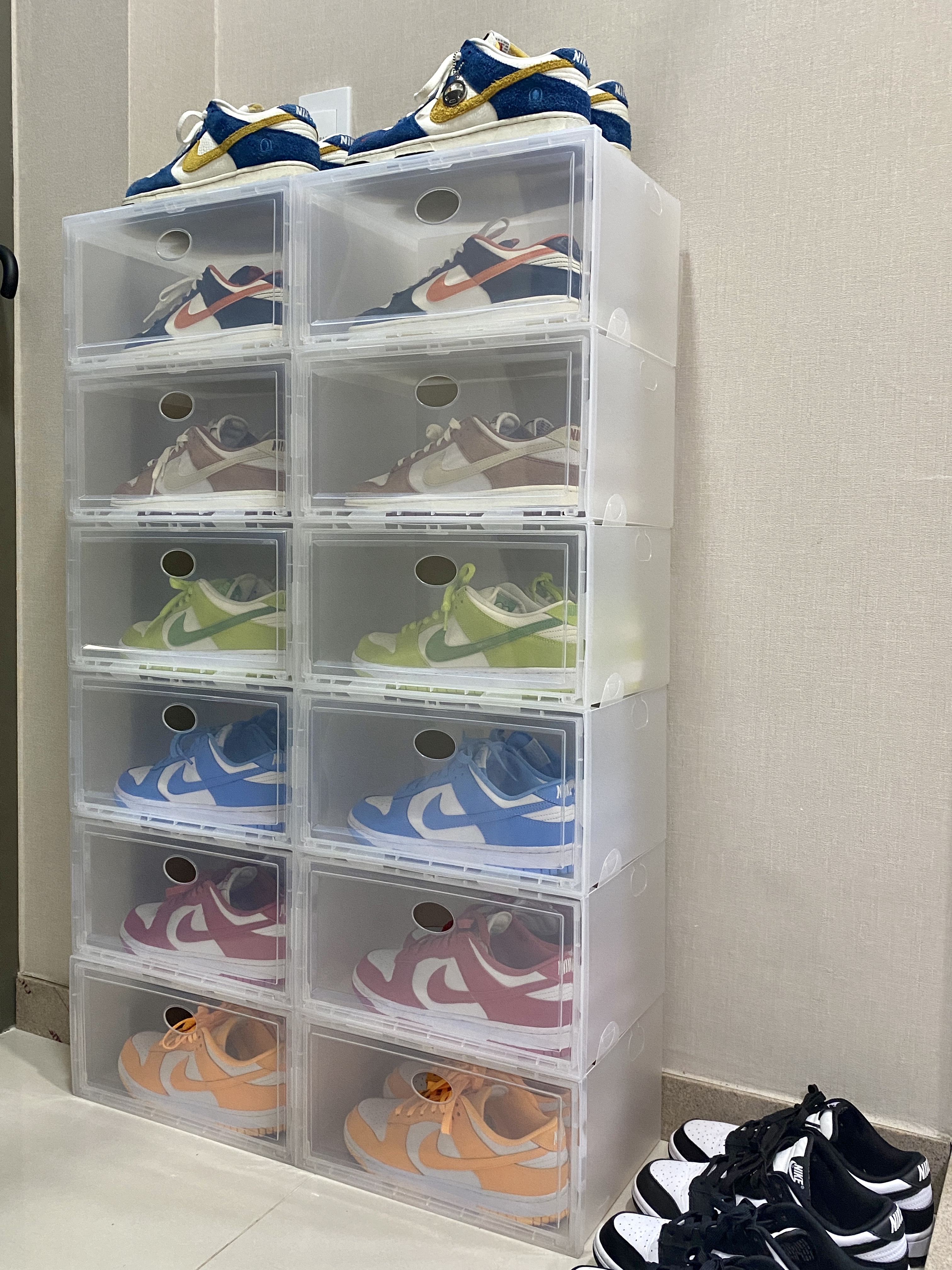 Nike x Kasina Dunk Low 80's Bus, Nike Dunk Low Pro Premium Medium Curry 착용 스타일