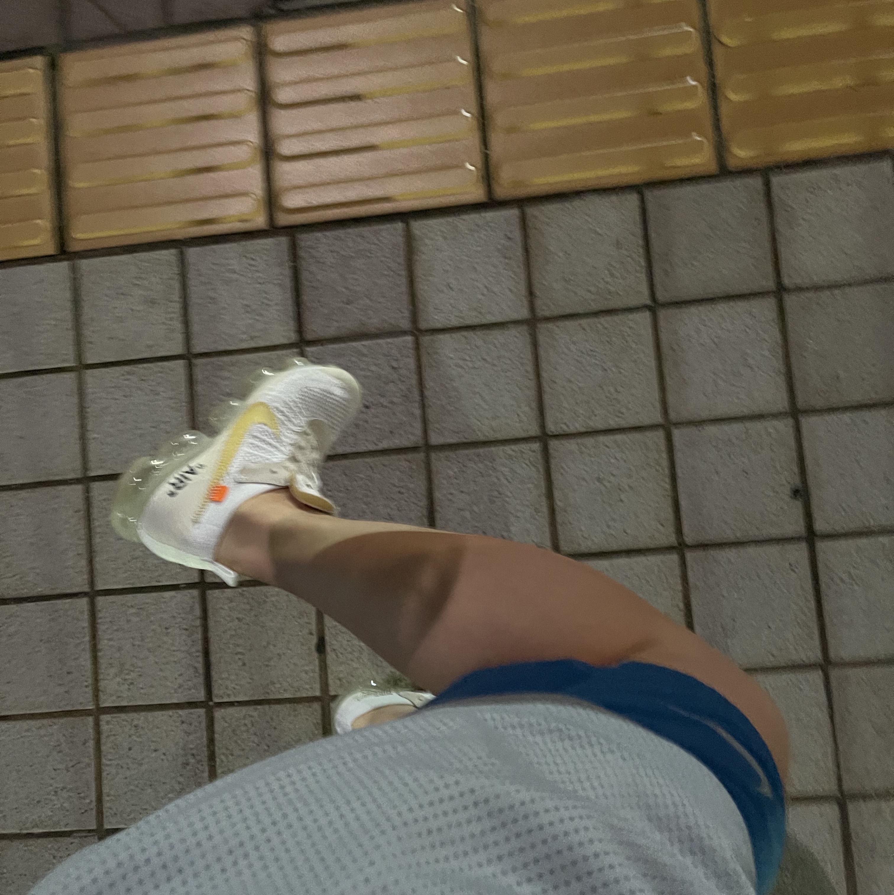 Nike x Cactus Plant Flea Market L/S Jersey Grey - Asia, Nike x Off-White Air VaporMax V2 White 착용 스타일 - 2