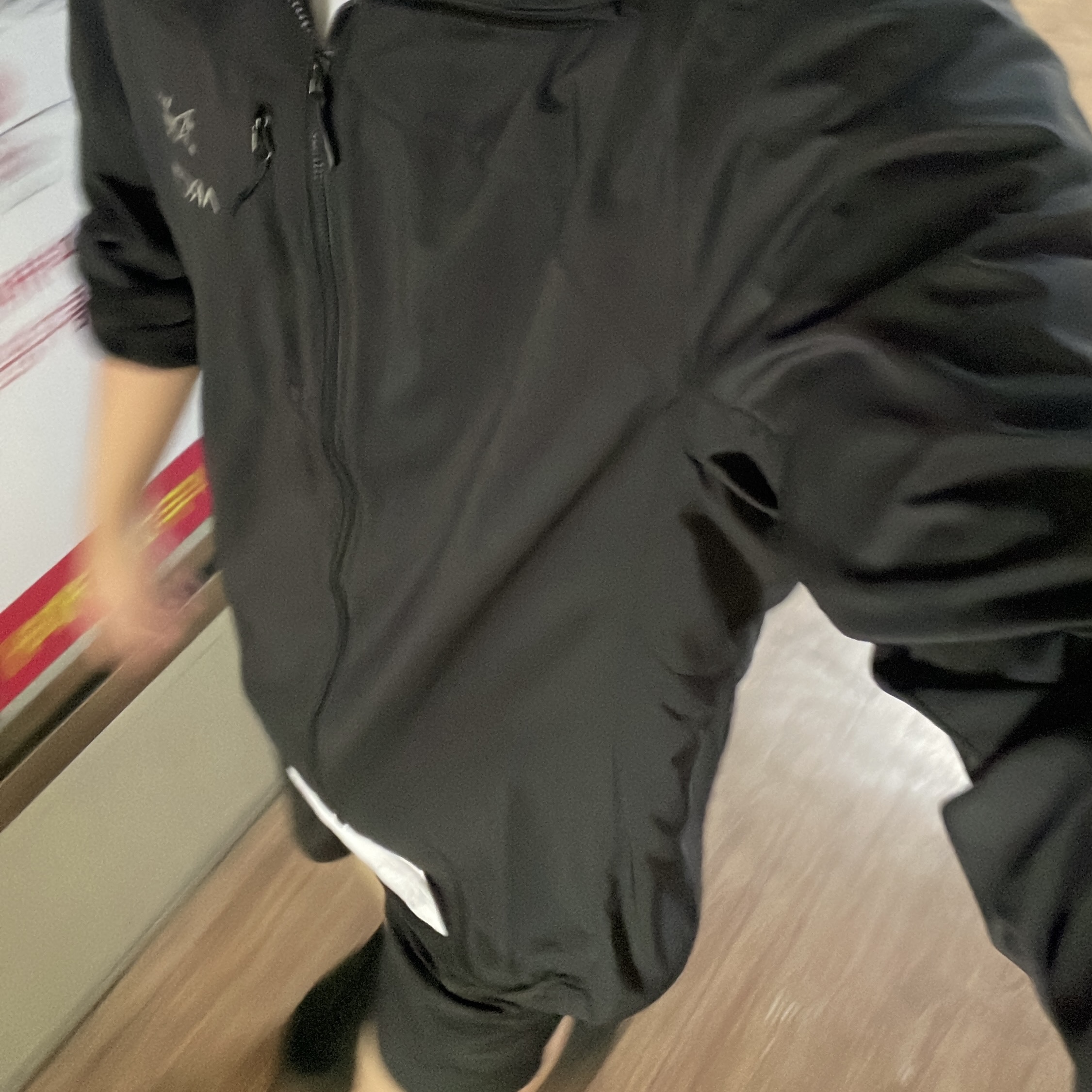 Arc'teryx Squamish Hoody Black 착용 스타일