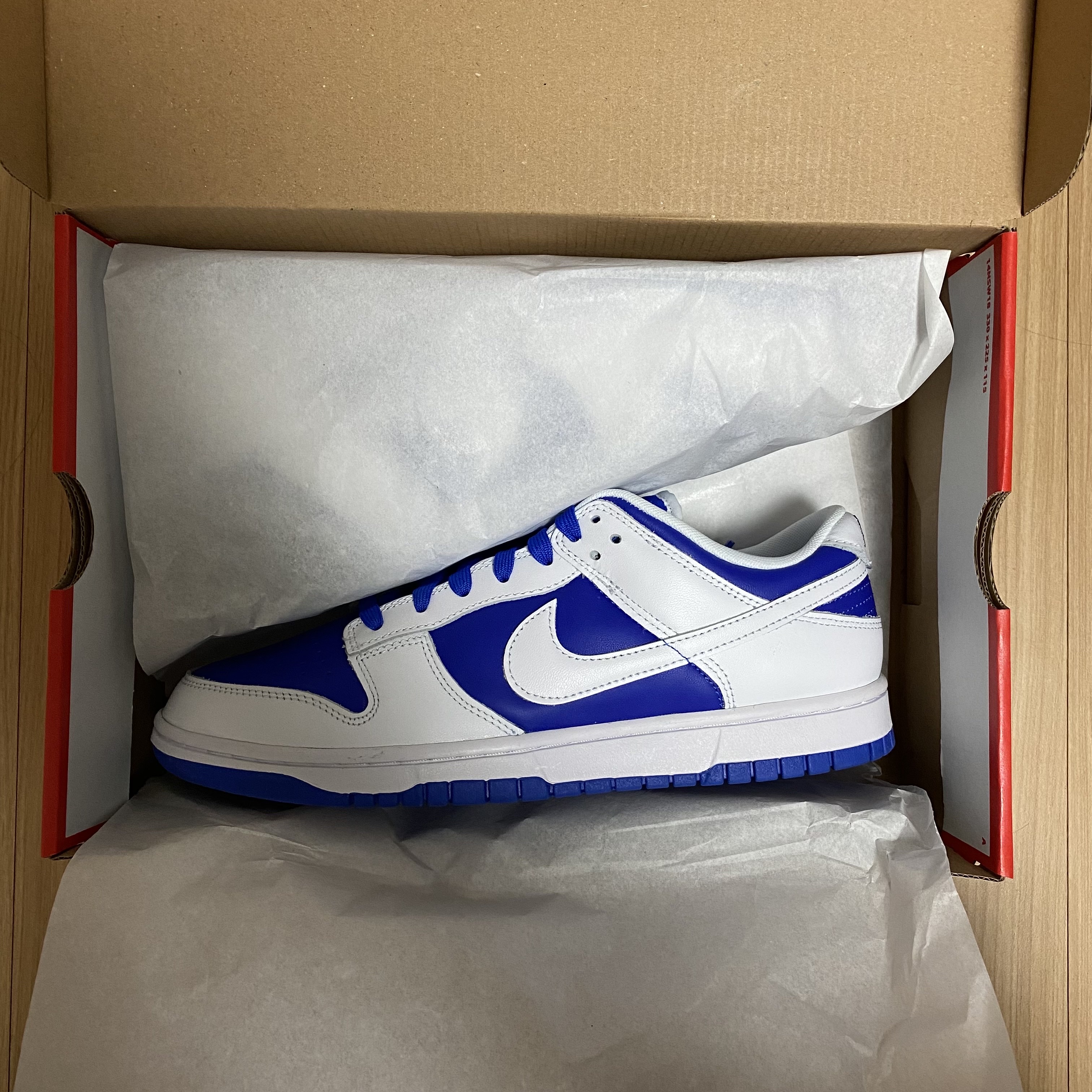 Nike Dunk Low Retro Racer Blue and White 착용 스타일