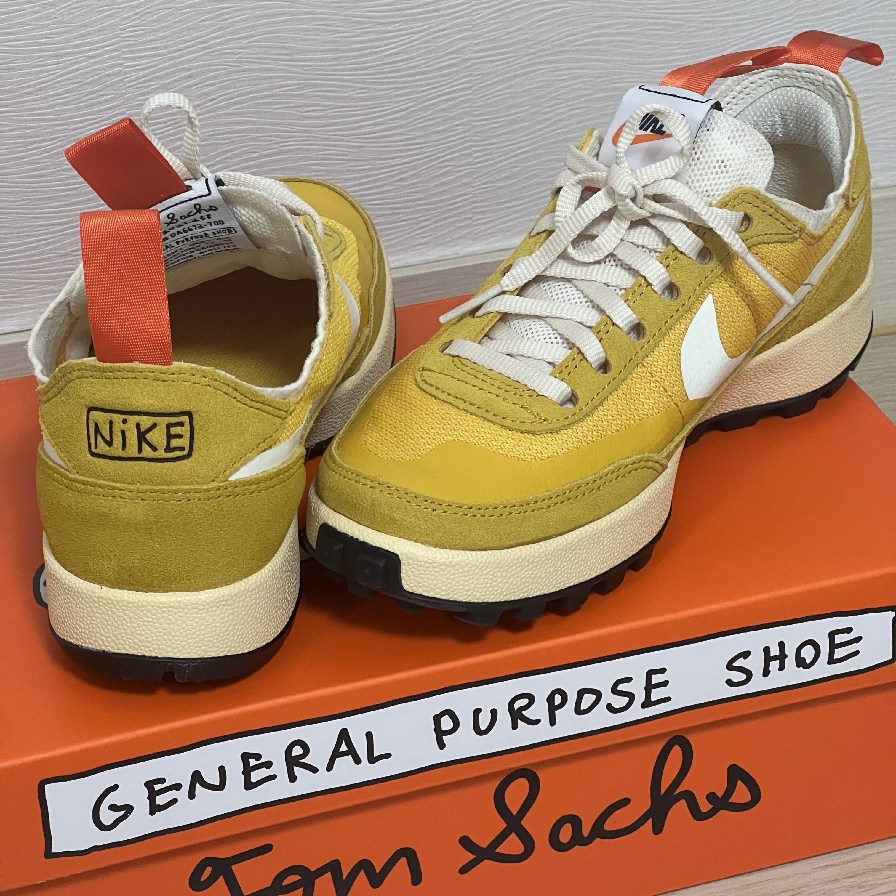 Nike x Tom Sachs General Purpose Shoe Archive, Nike x Sacai LDWaffle Black Nylon 착용 스타일 - 1