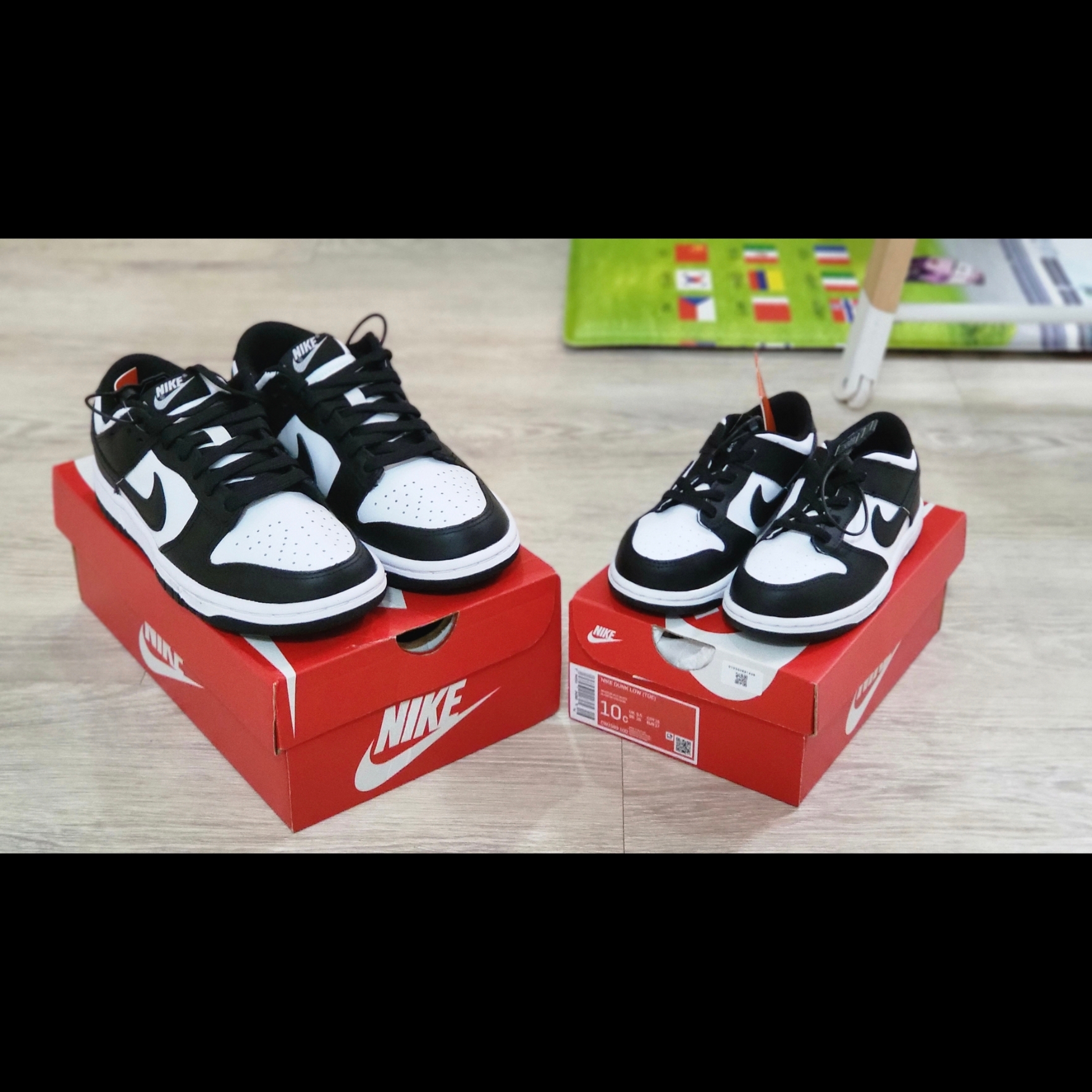 (W) Nike Dunk Low Black, (TD) Nike Dunk Low Black 착용 스타일