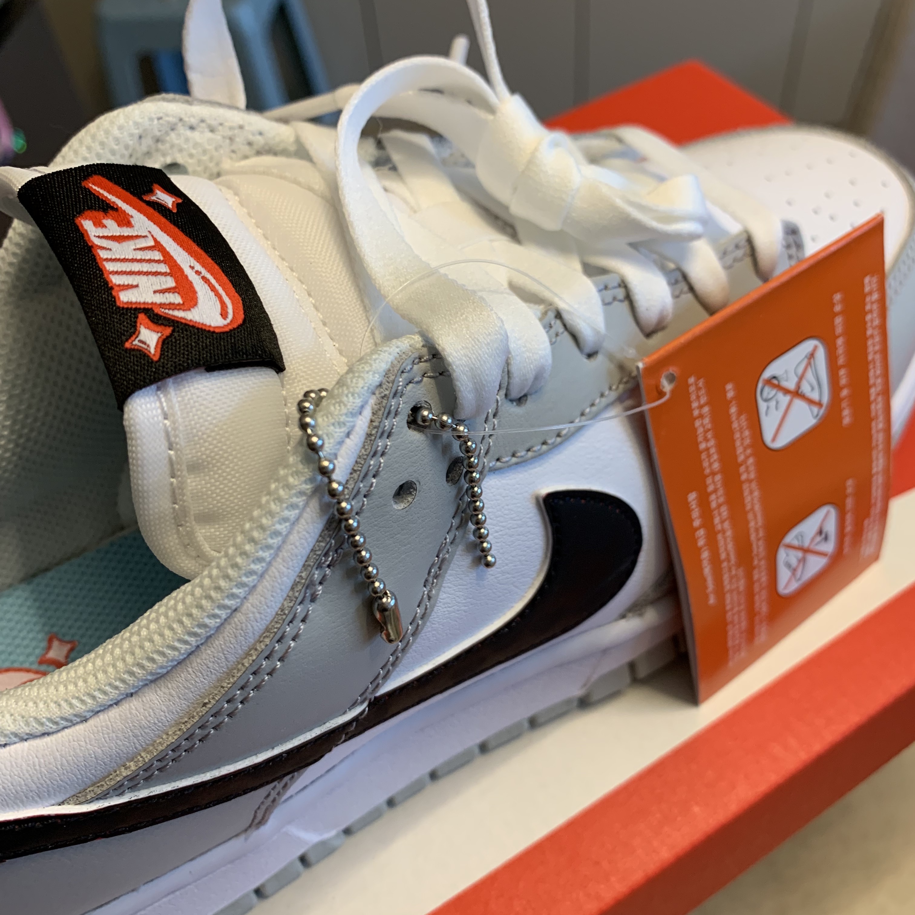 Nike Dunk Low Retro SE Jackpot Grey Fog 착용 스타일 - 2