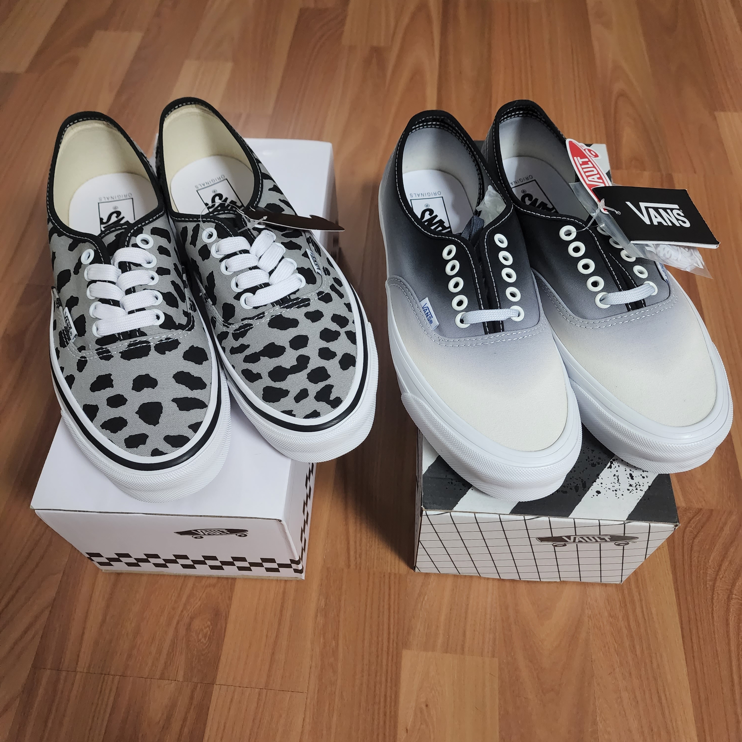 Vans Vault x Wacko Maria OG Authentic LX Leopard Grey 착용 스타일