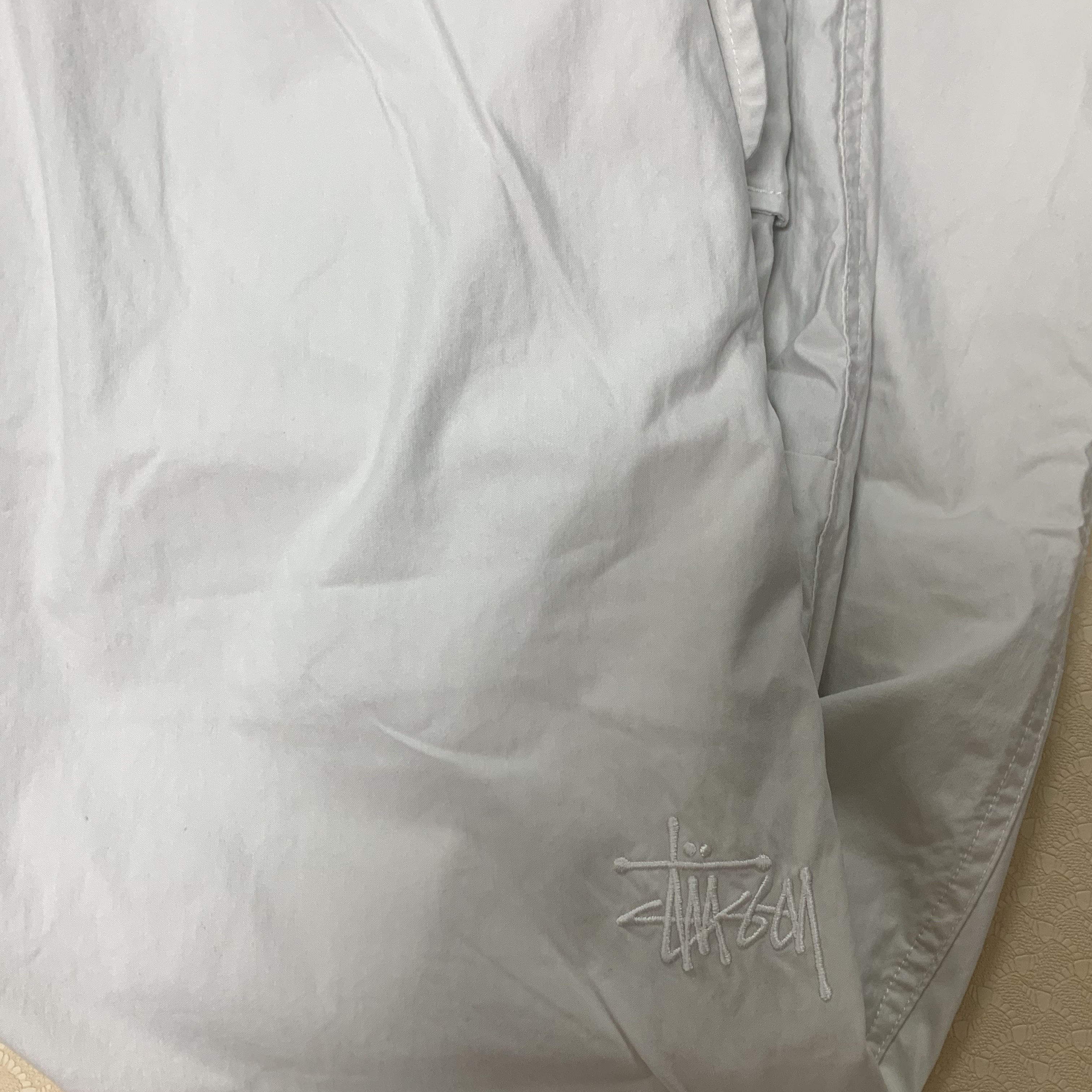Stussy Nyco Over Trousers Bone 착용 스타일