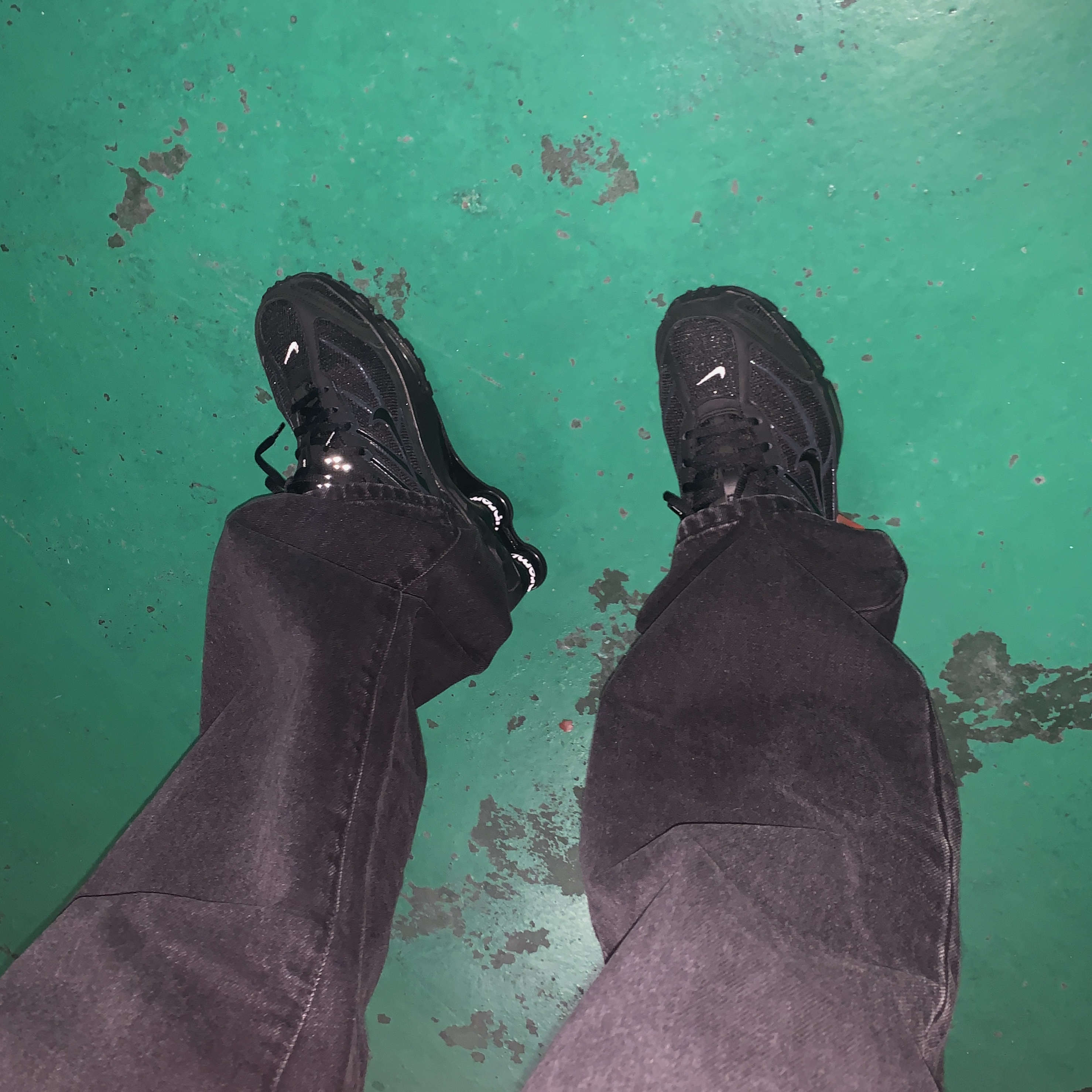 Nike x Supreme Shox Ride 2 SP Black 착용 스타일