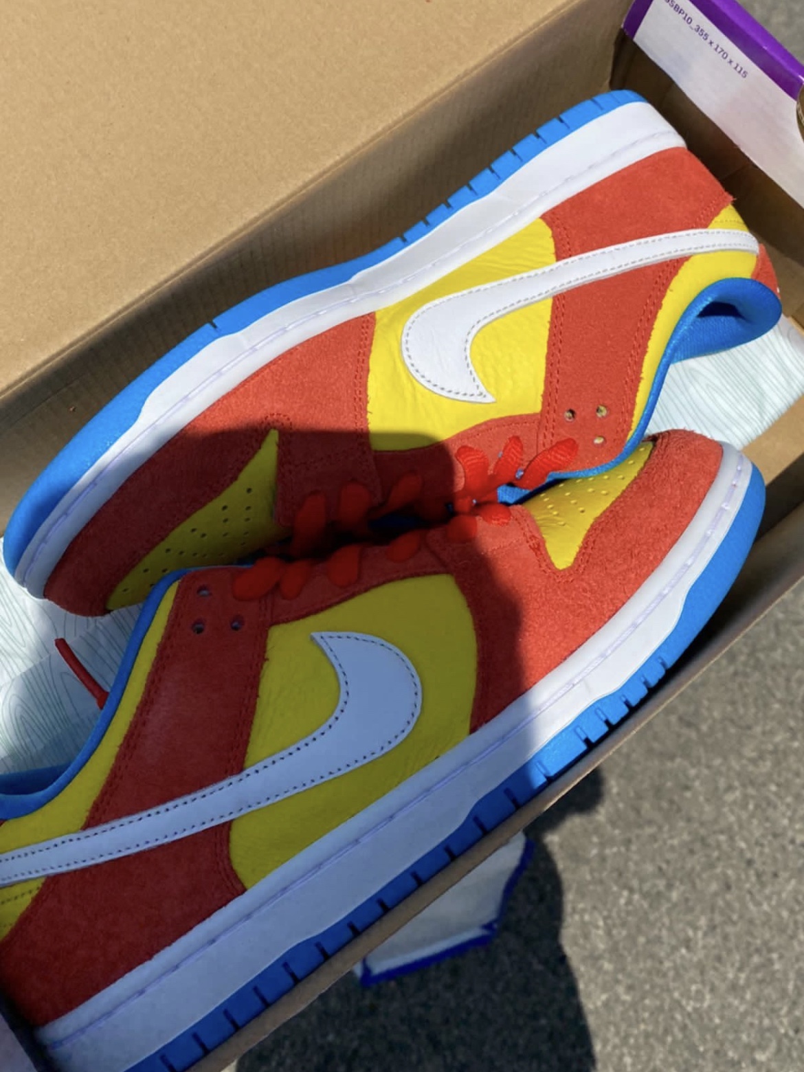 Nike SB Dunk Low Pro Habanero Red 착용 스타일