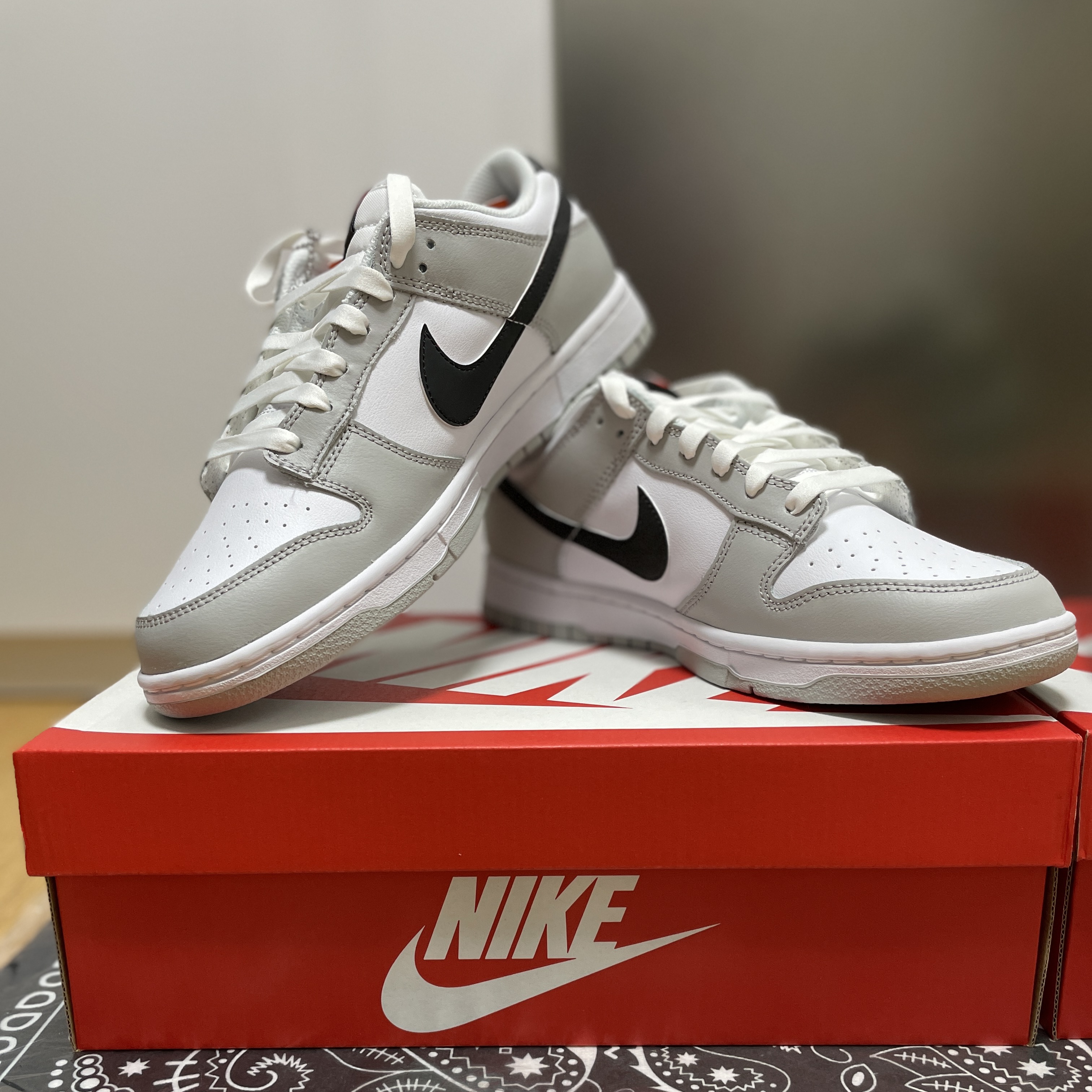 Nike Dunk Low Retro SE Jackpot Grey Fog, Nike Dunk Low Retro SE Jackpot Malachite 착용 스타일 - 4