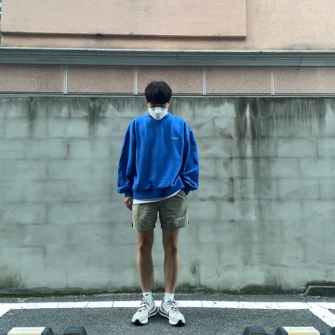 Nike x Sacai VaporWaffle Royal Fuchsia 착용 스타일