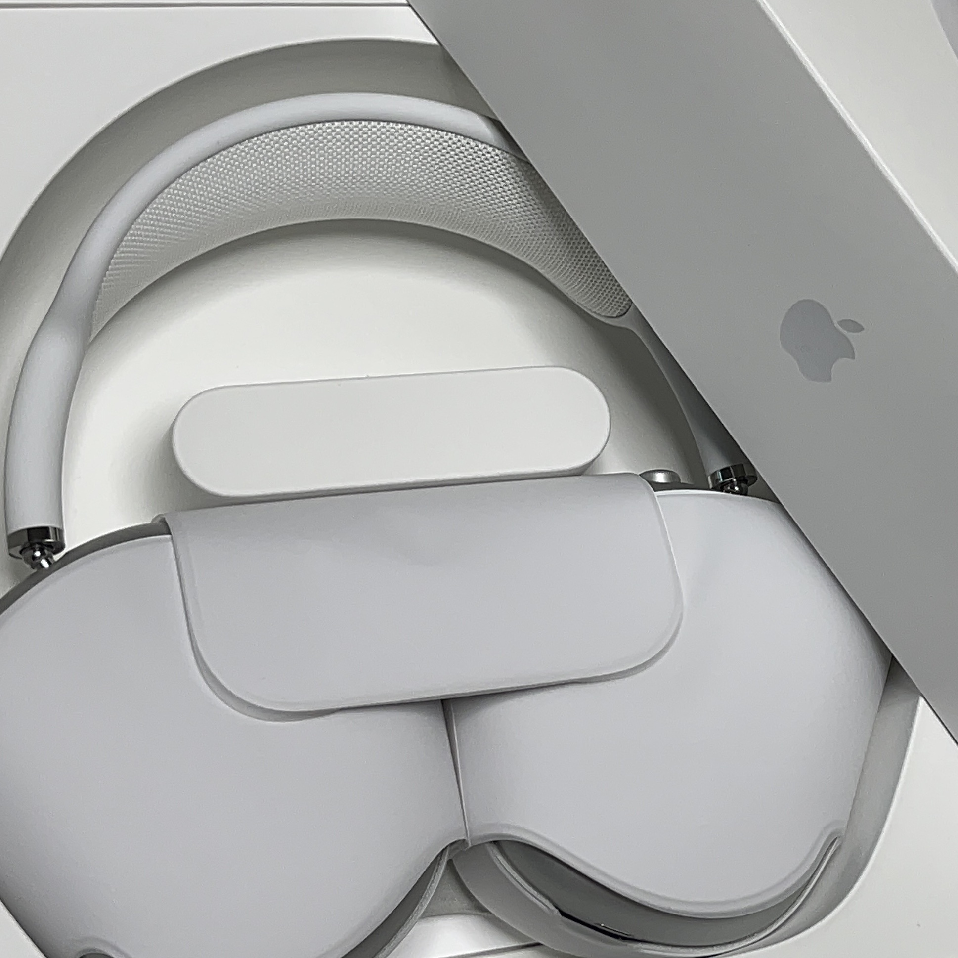 Apple AirPods Max Lightning Silver (Korean Ver.), Dior Saddle Flap Card Holder Blue Dior Oblique Jacquard 착용 스타일 - 1