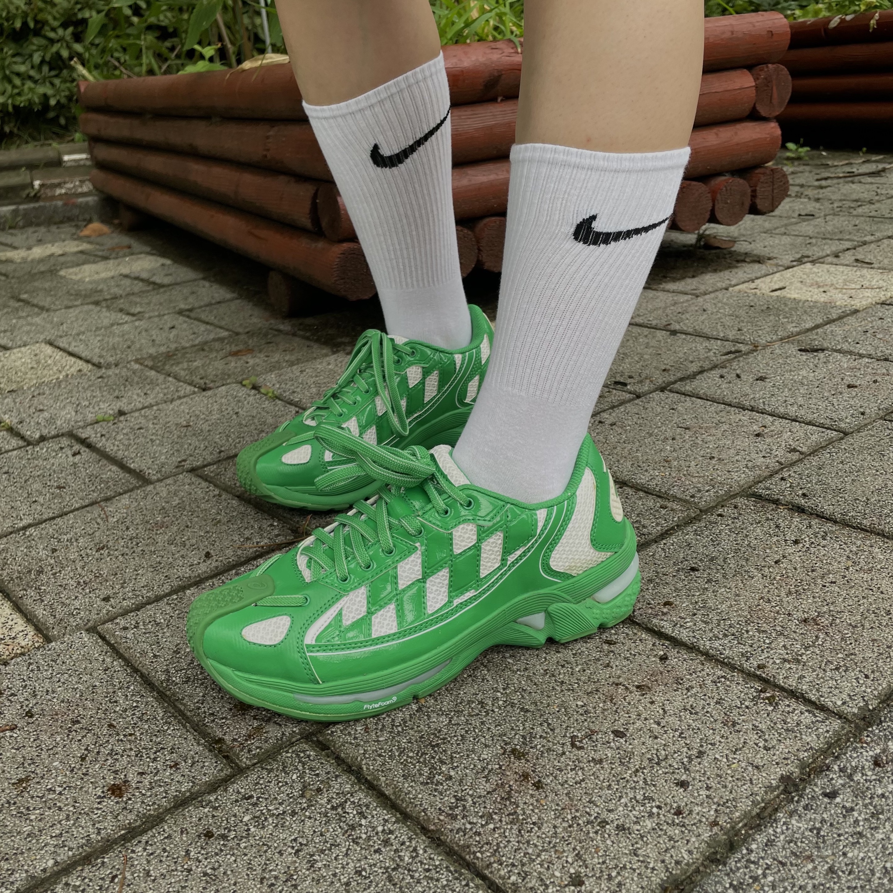 Asics x Kiko Kostadinov Gel-Kiril Cilantro 착용 스타일