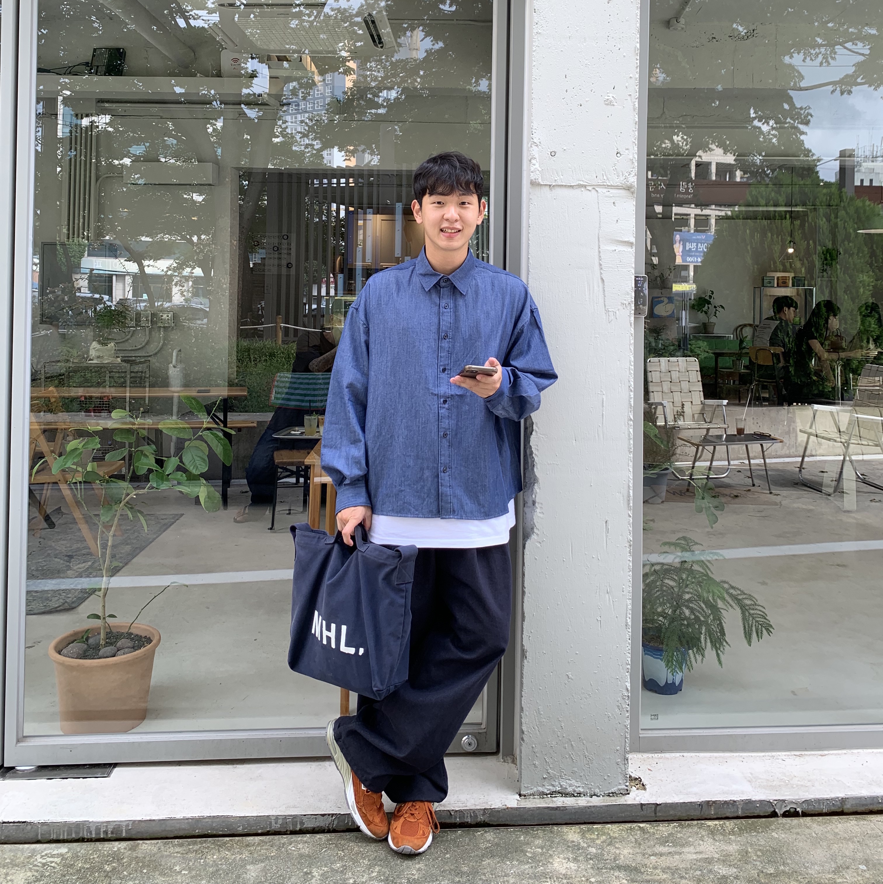 New Balance Made in UK 991 Eastern Species 착용 스타일 - 2