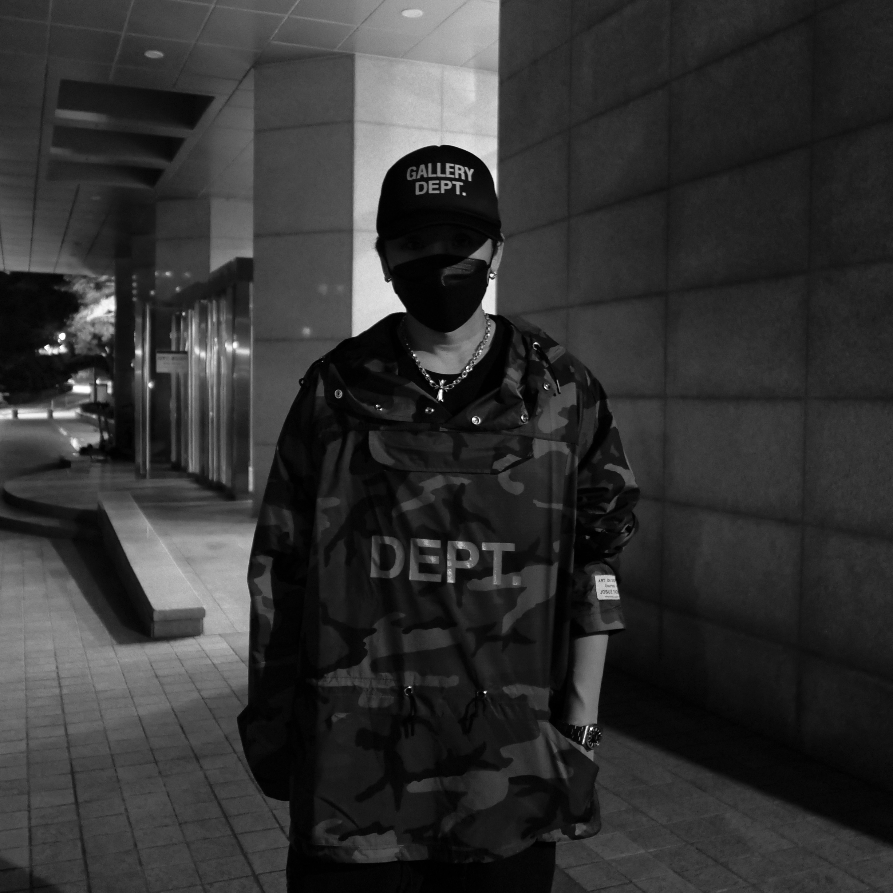 Gallery Dept. x Lanvin Painted Cap Black 착용 스타일