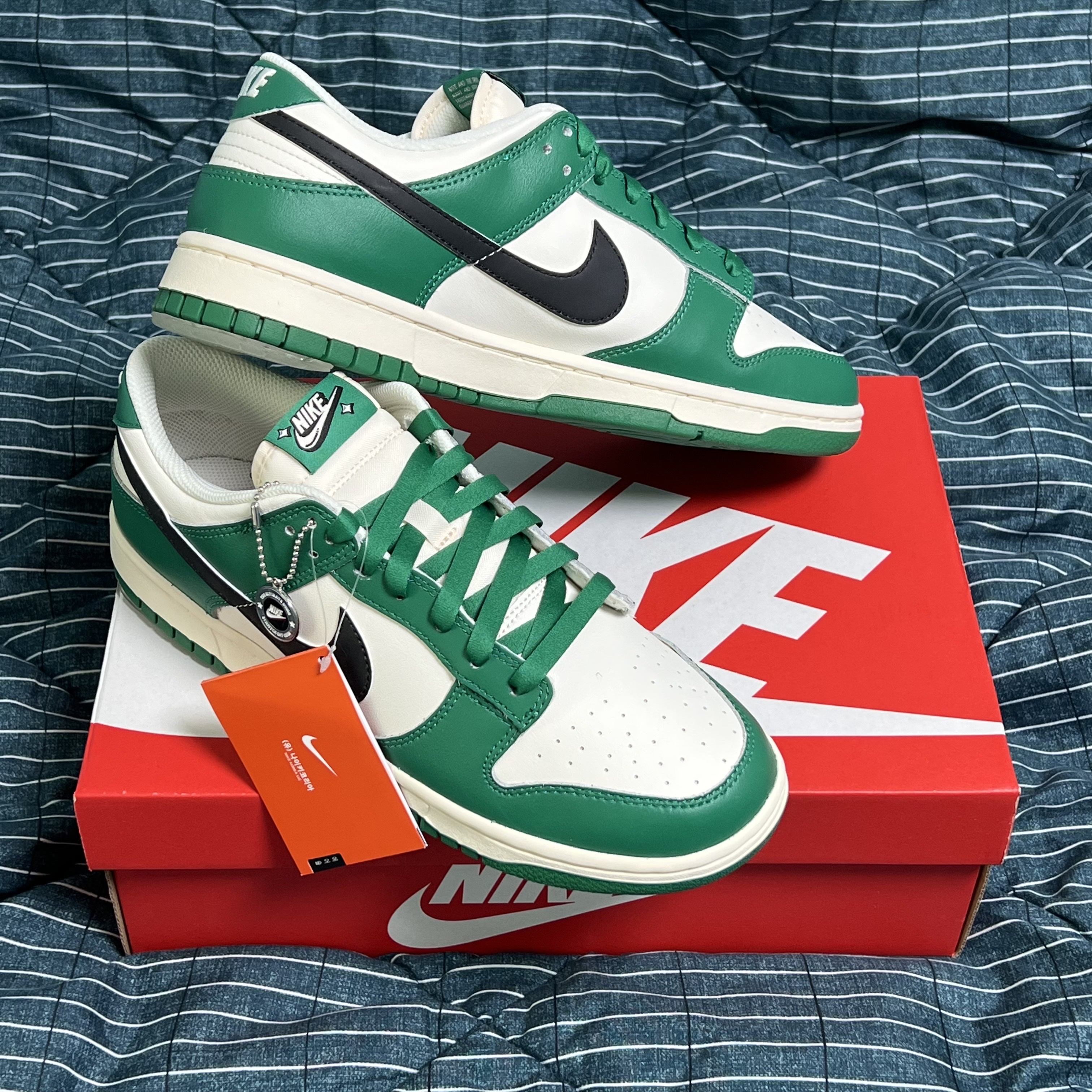 Nike Dunk Low Retro SE Jackpot Malachite 착용 스타일
