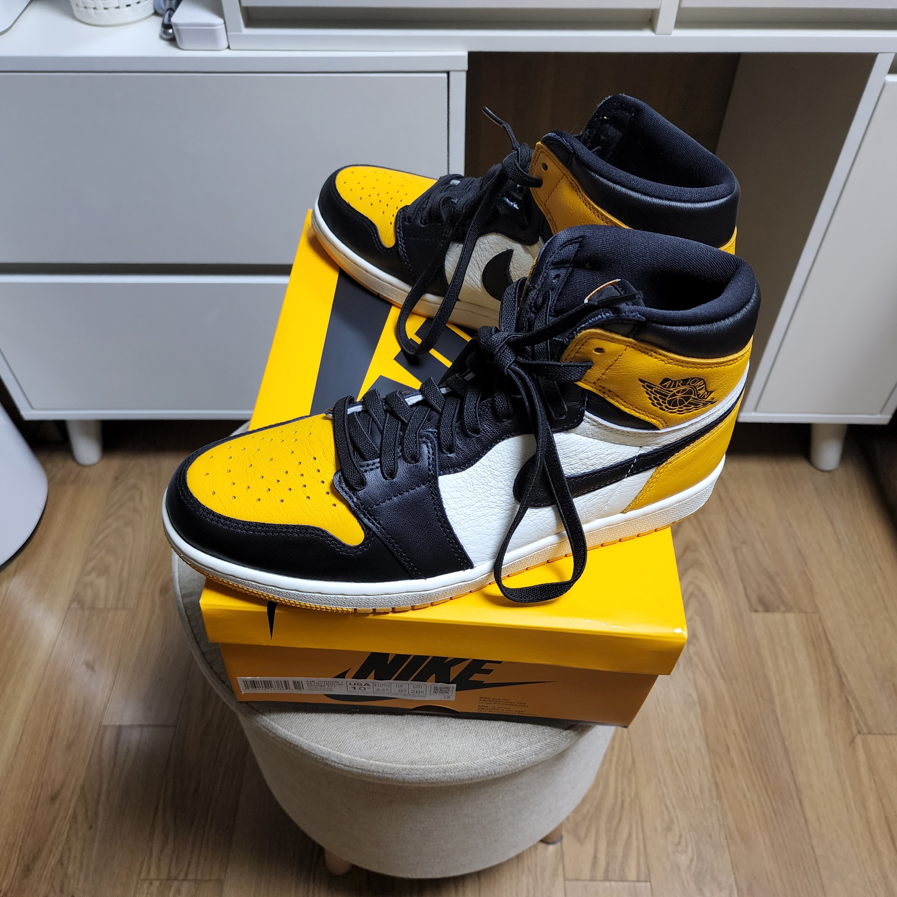 Jordan 1 Retro High OG Taxi 착용 스타일 - 2