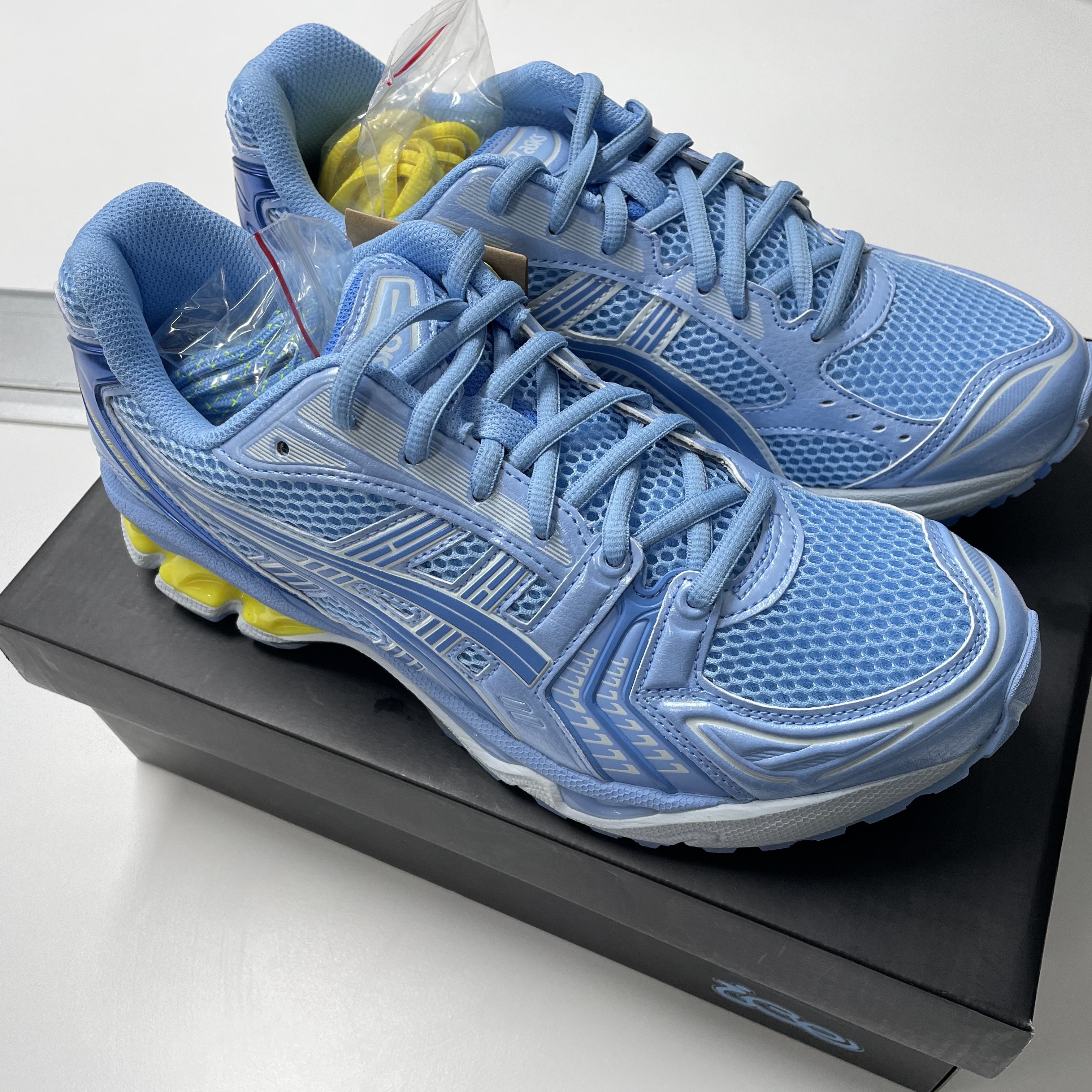 Asics x Ice Studios Gel-Kayano 14 Blue Bell 착용 스타일 - 1