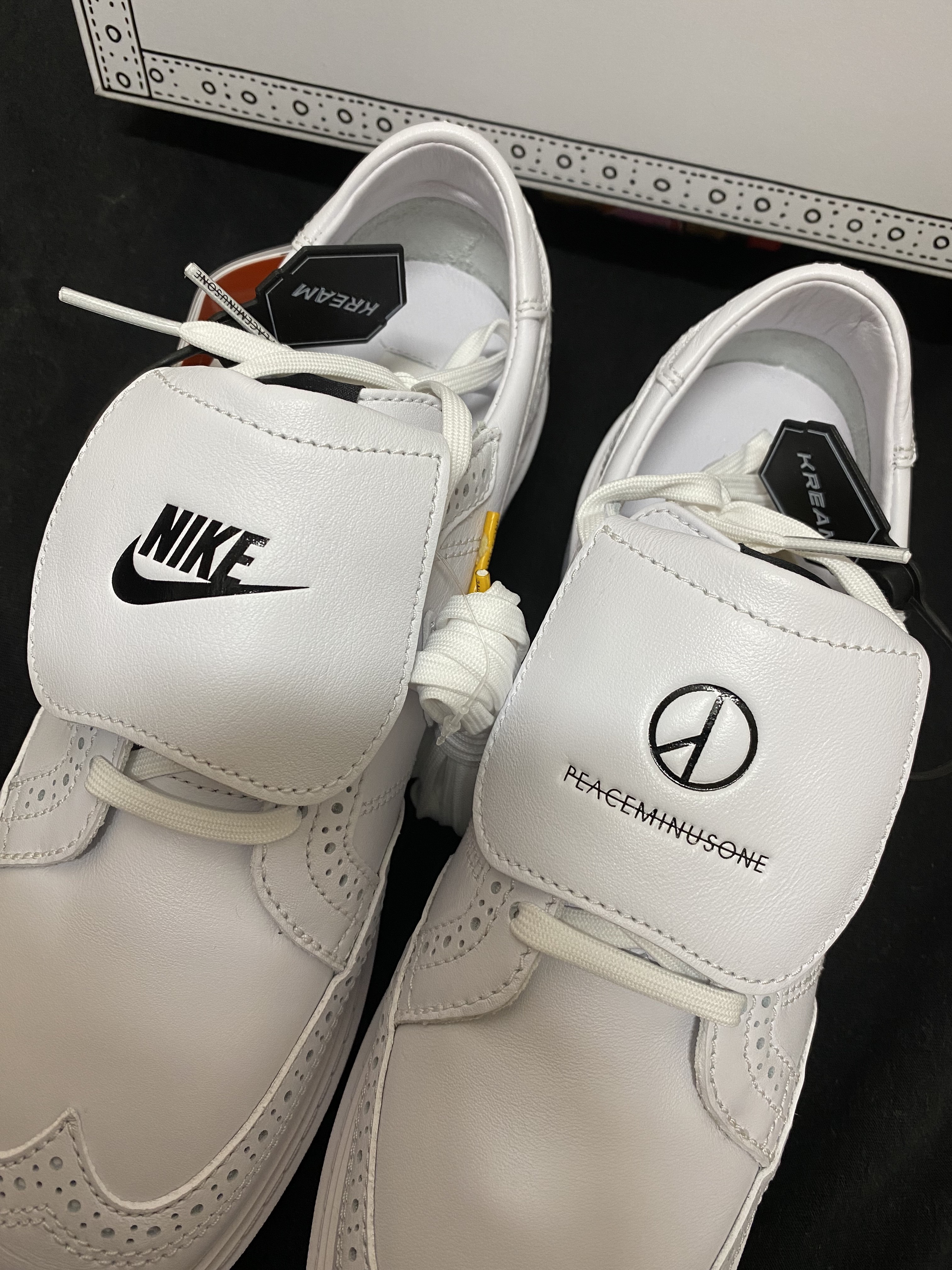 Nike x Peaceminusone Kwondo1 White 착용 스타일 - 2