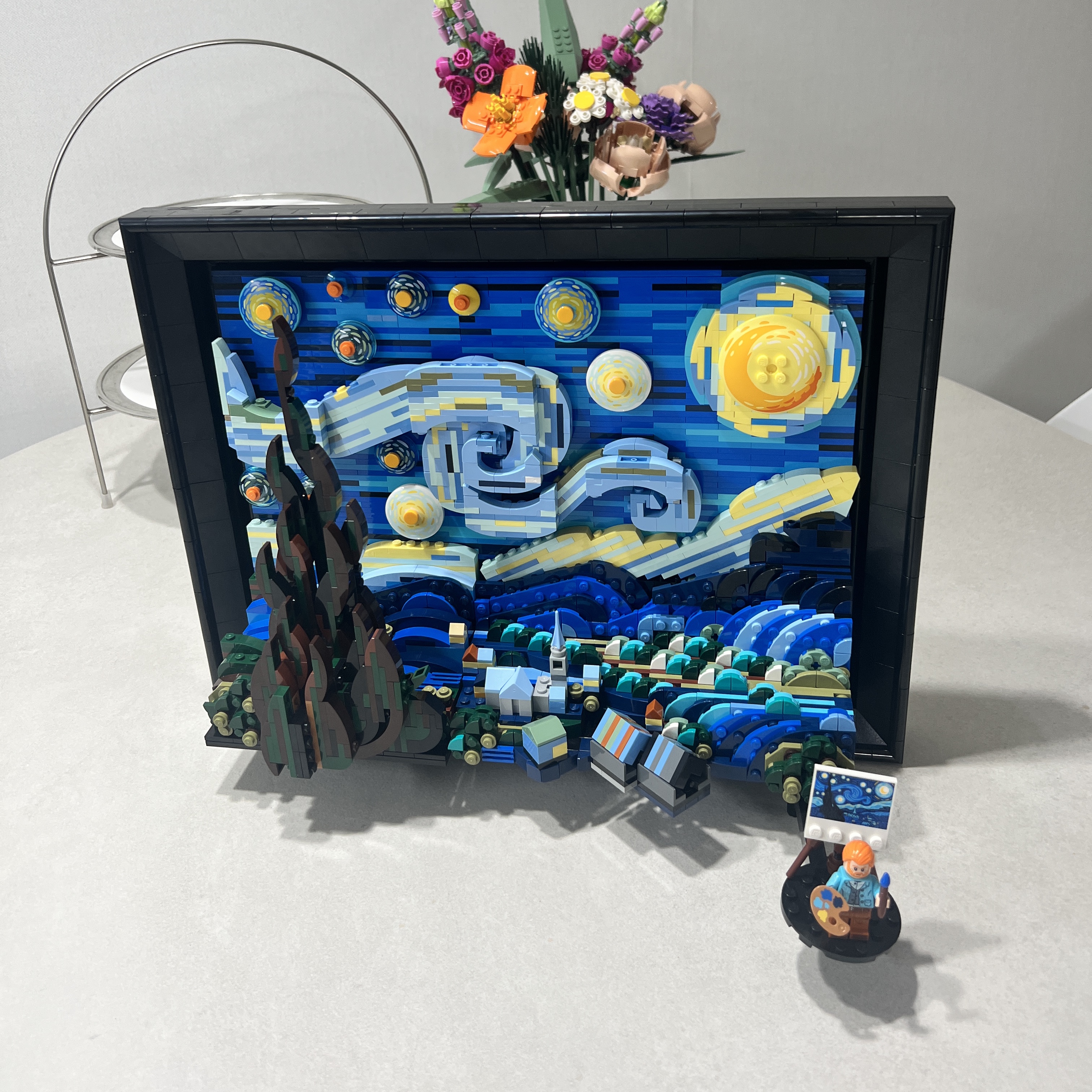 Lego Vincent Van Gogh The Starry Night 착용 스타일