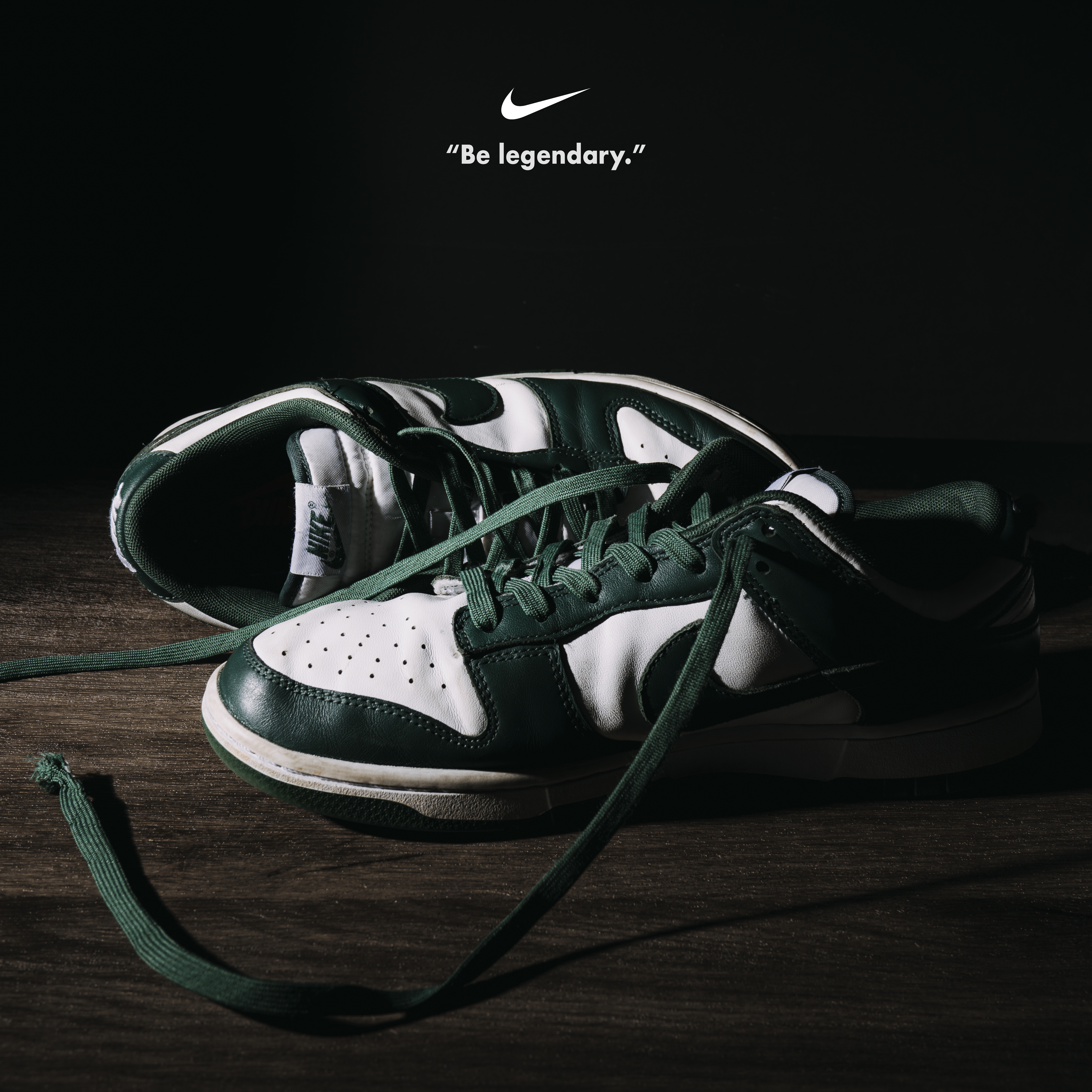 Nike Dunk Low Retro Varsity Green 착용 스타일