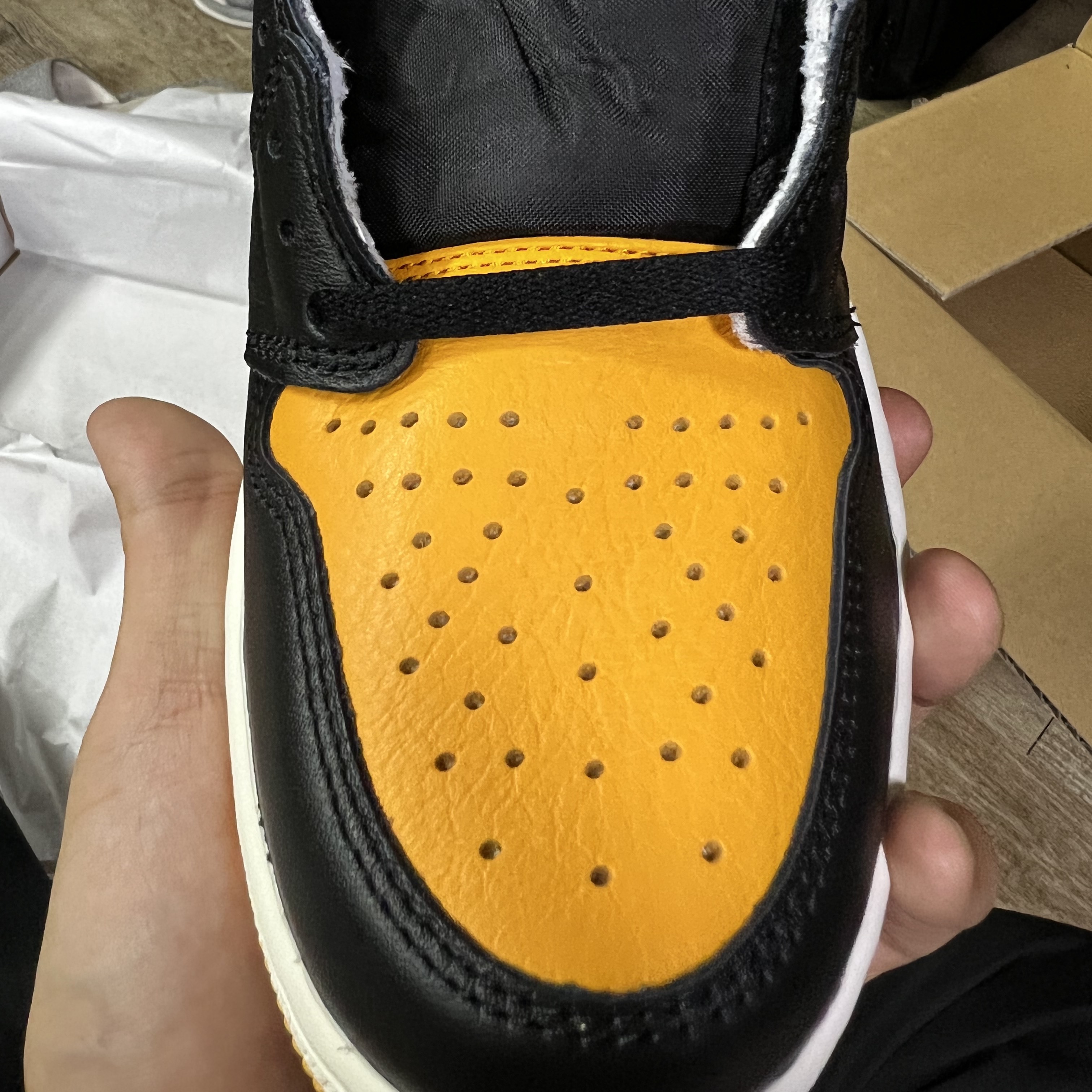 Jordan 1 Retro High OG Taxi 착용 스타일 - 2