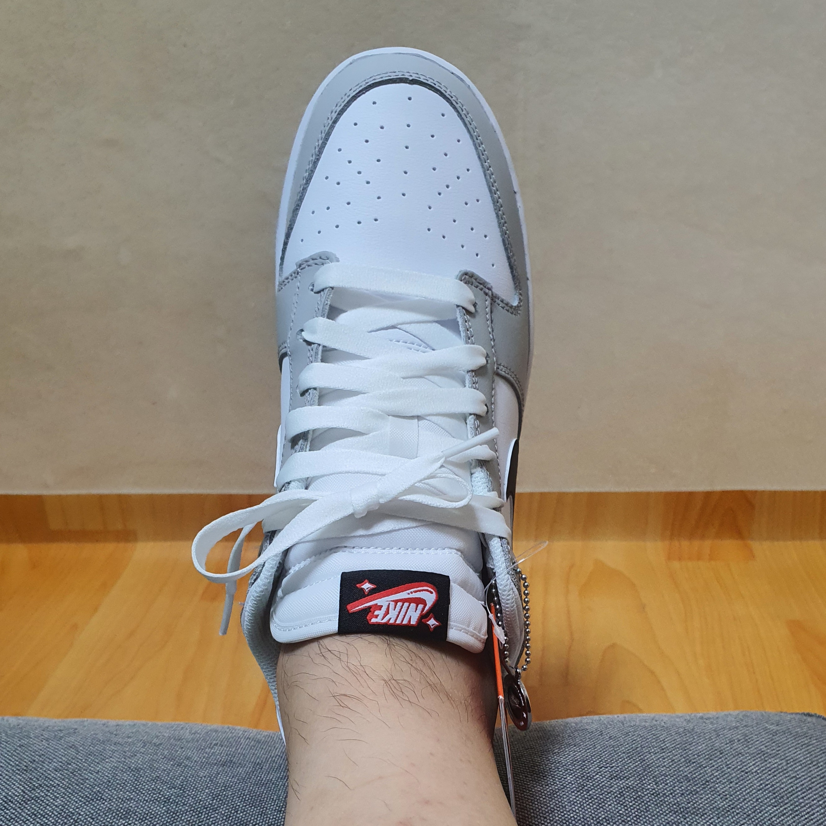 Nike Dunk Low Retro SE Jackpot Grey Fog 착용 스타일