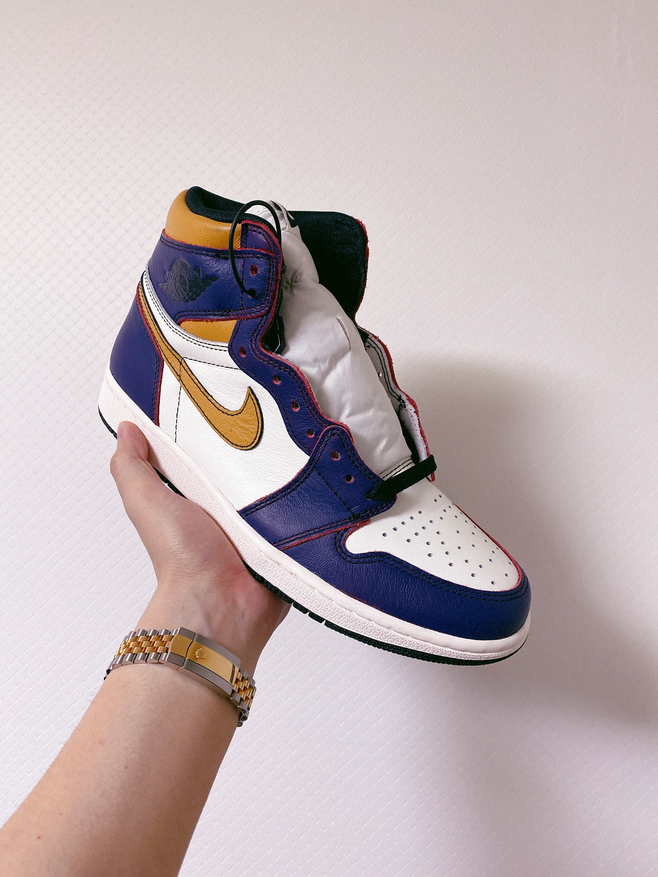 Jordan 1 Retro High OG Defiant SB LA to Chicago 착용 스타일 - 1
