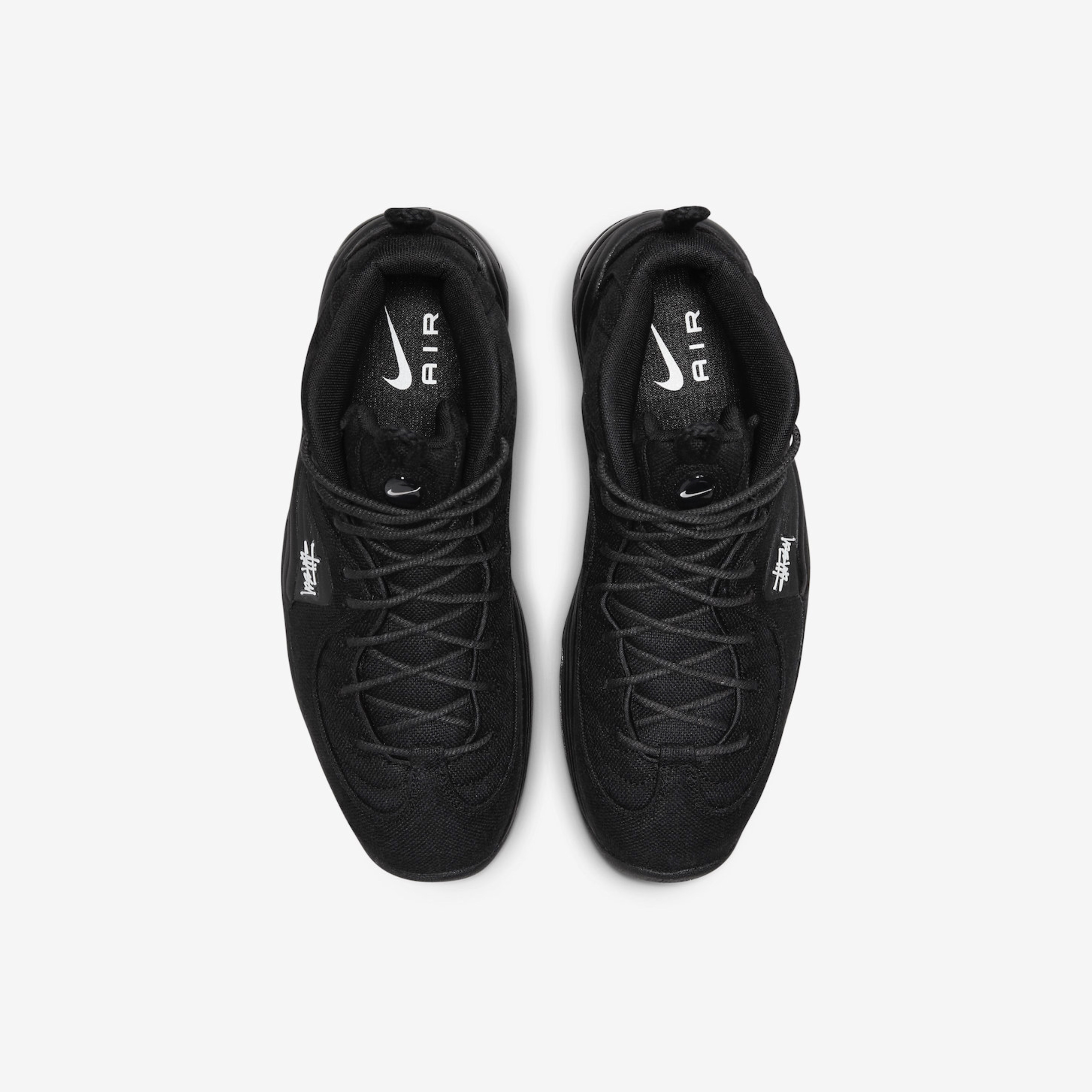 Nike x Stussy Air Penny II Black 착용 스타일 - 3