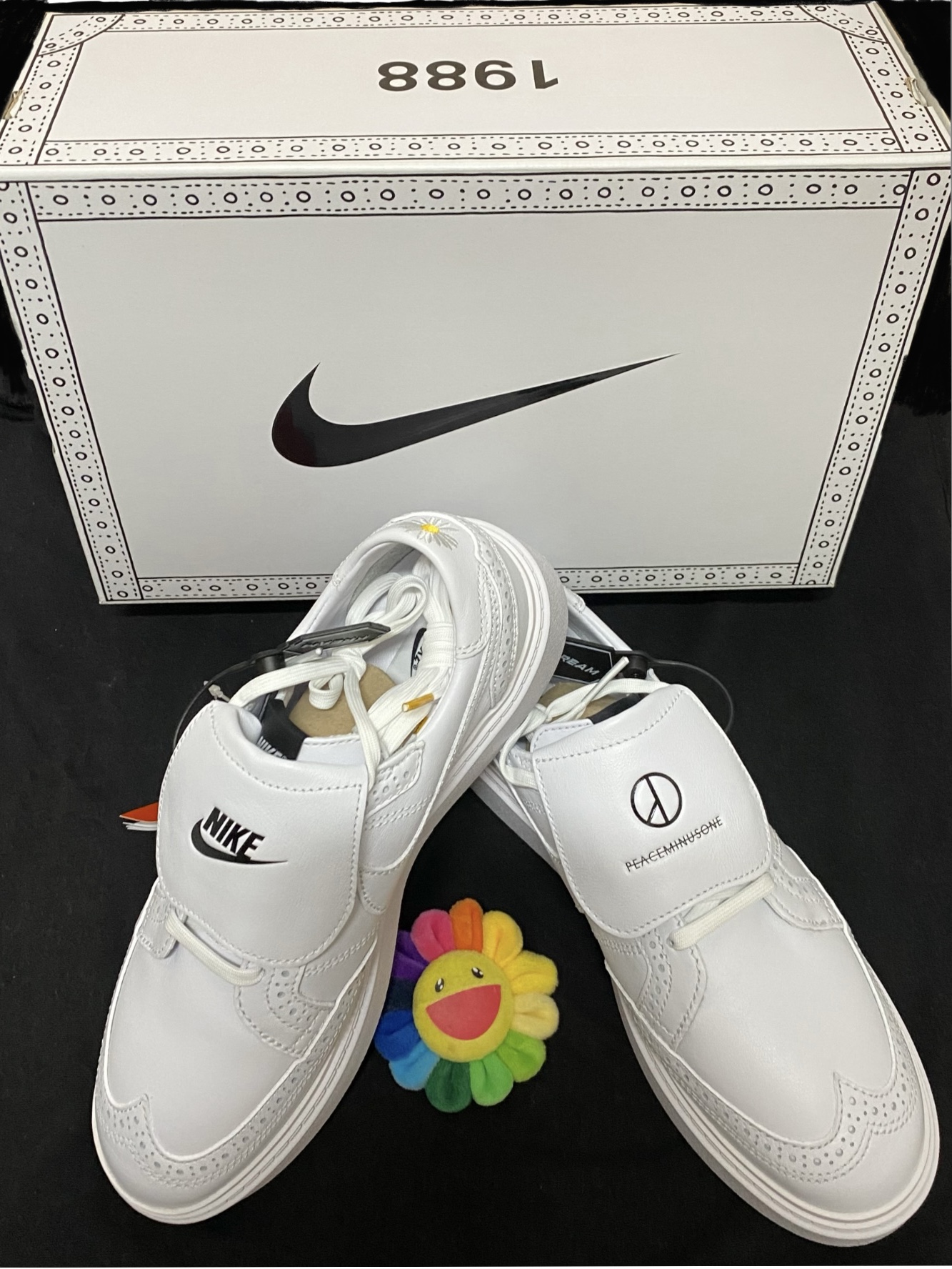 Nike x Peaceminusone Kwondo1 White 착용 스타일 - 1