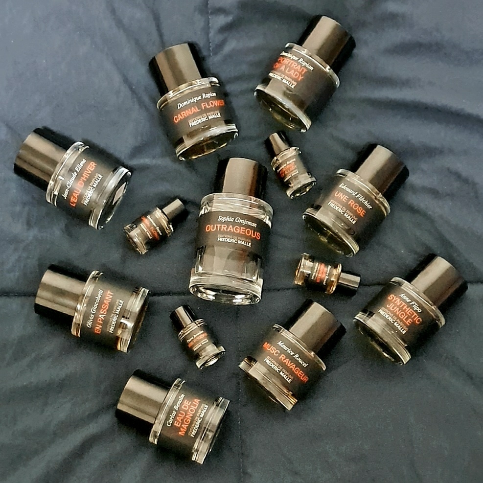 Frederic Malle Musc Ravageur 100ml Spray, Frederic Malle Portrait of A Lady 50ml Spray 착용 스타일