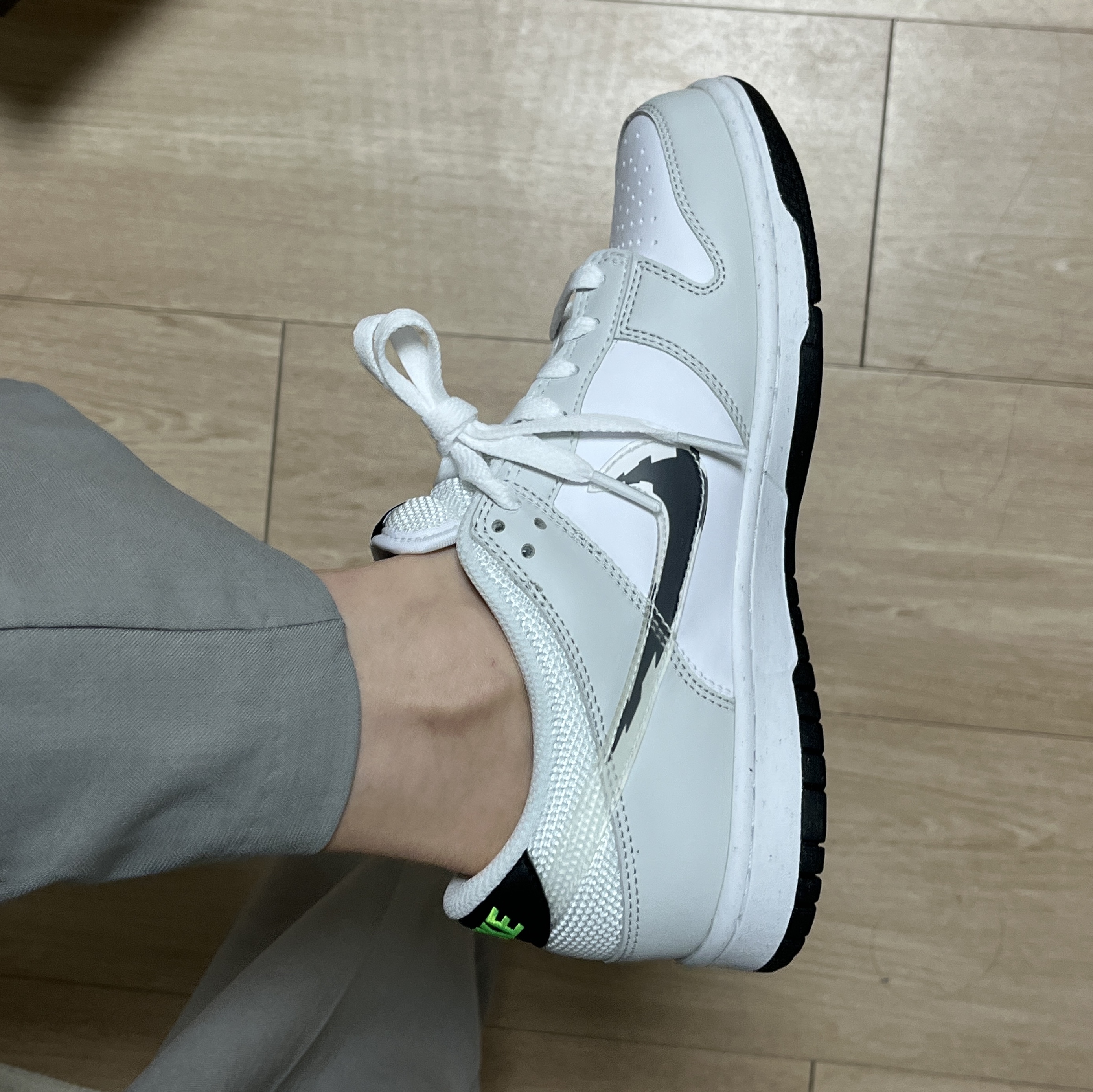 (GS) Nike Dunk Low Photon Dust 착용 스타일 - 3