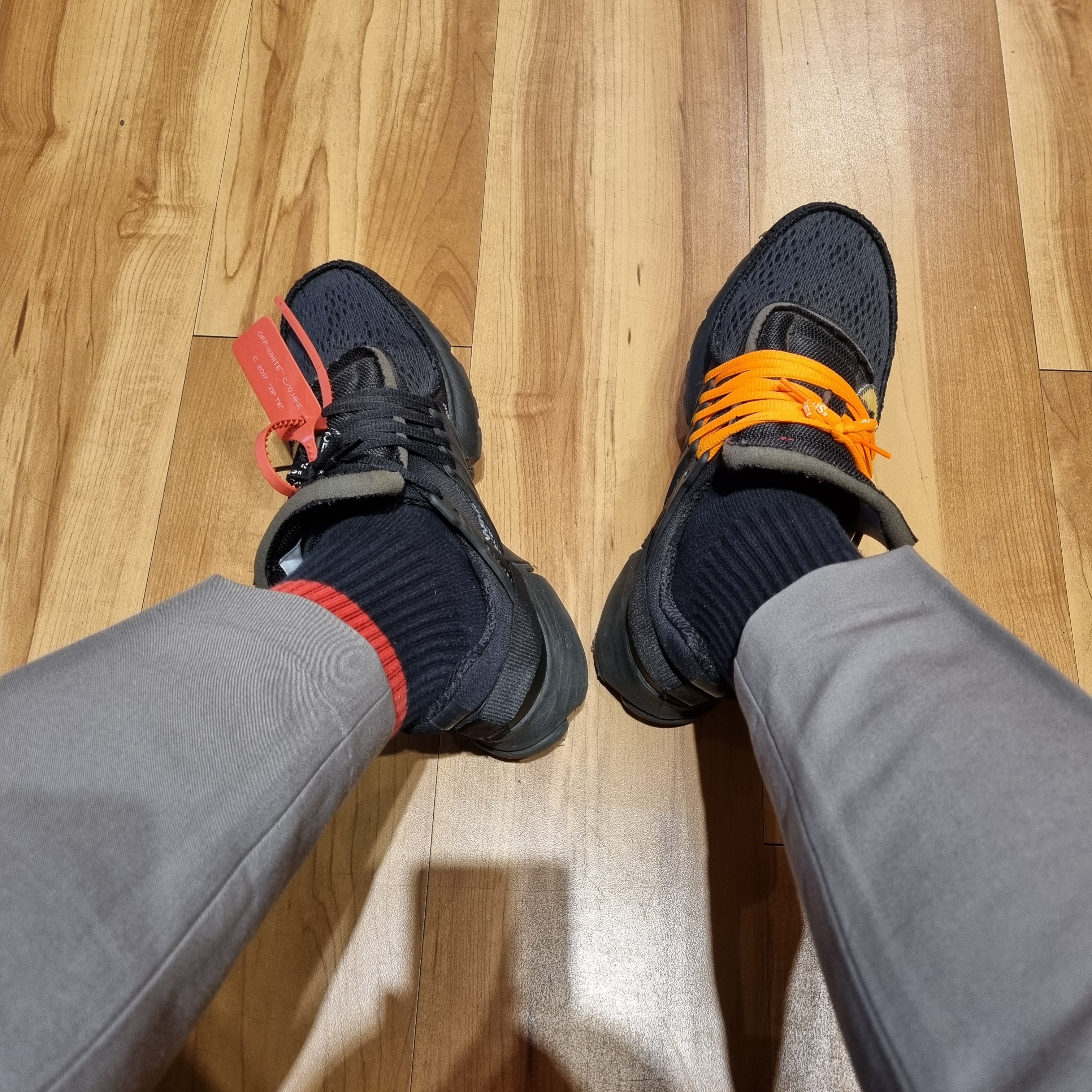 Nike x Off-White Air Presto Black 착용 스타일