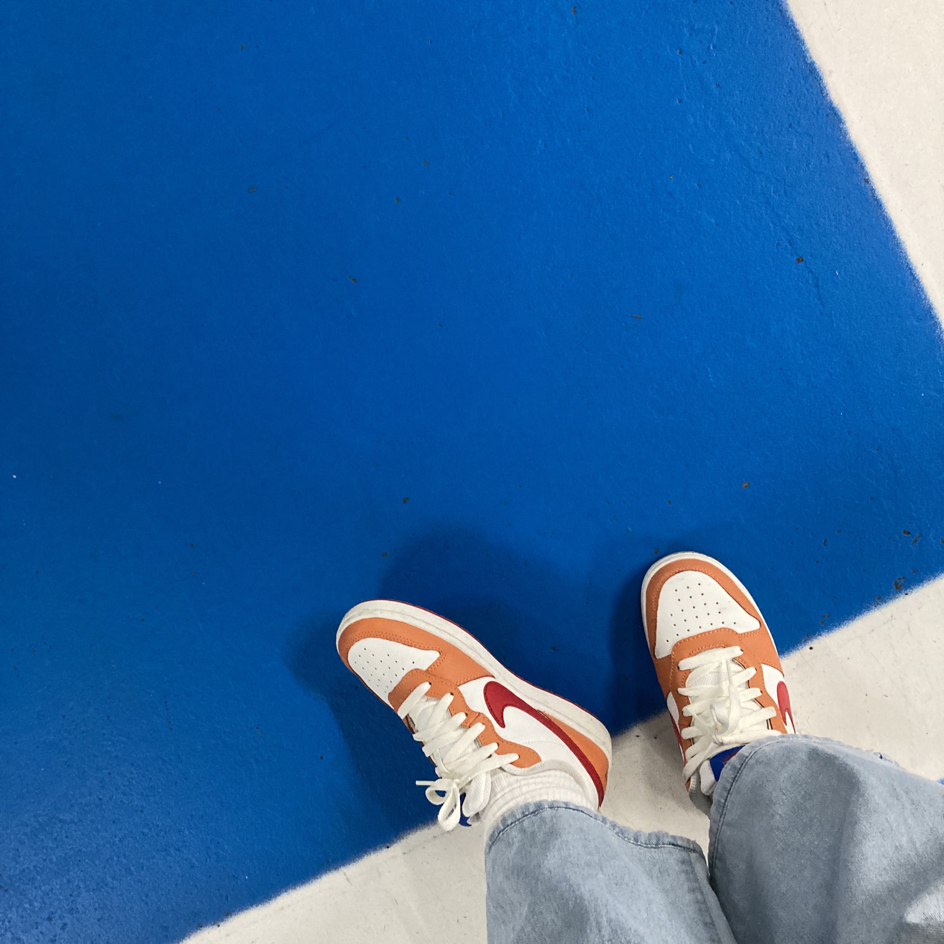 (GS) Nike Court Borough 2 Hot Curry 착용 스타일