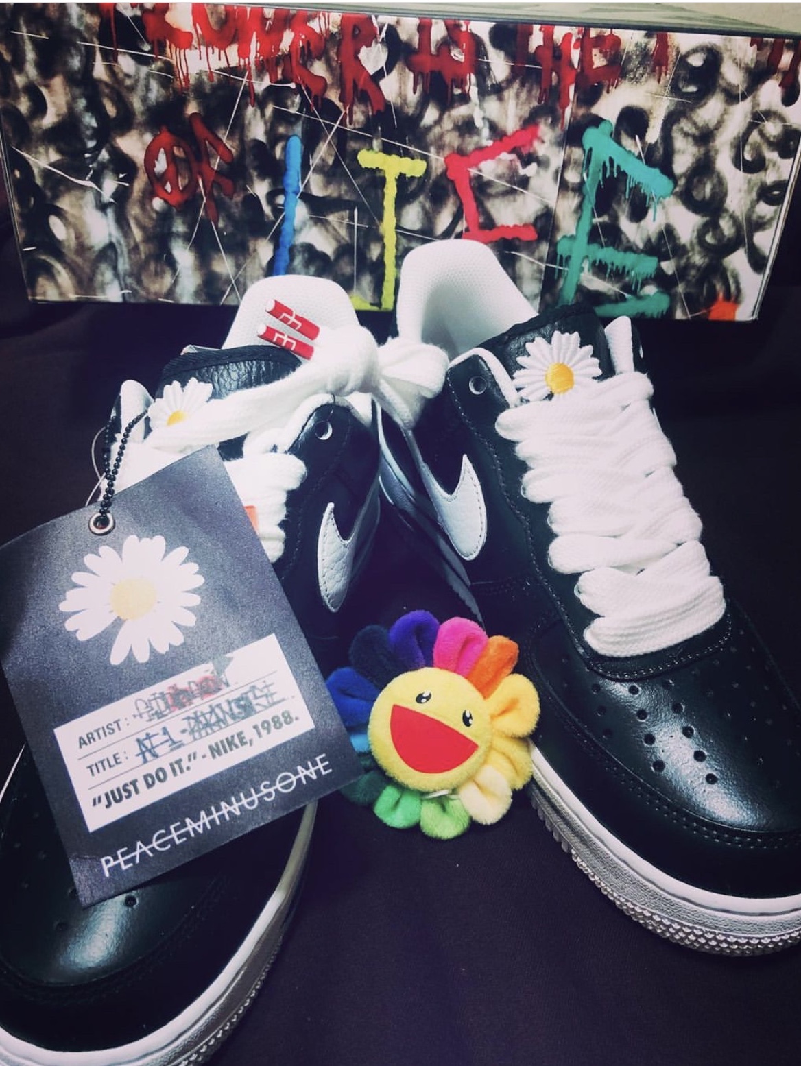 Nike x Peaceminusone Air Force 1 Low Para-Noise 착용 스타일