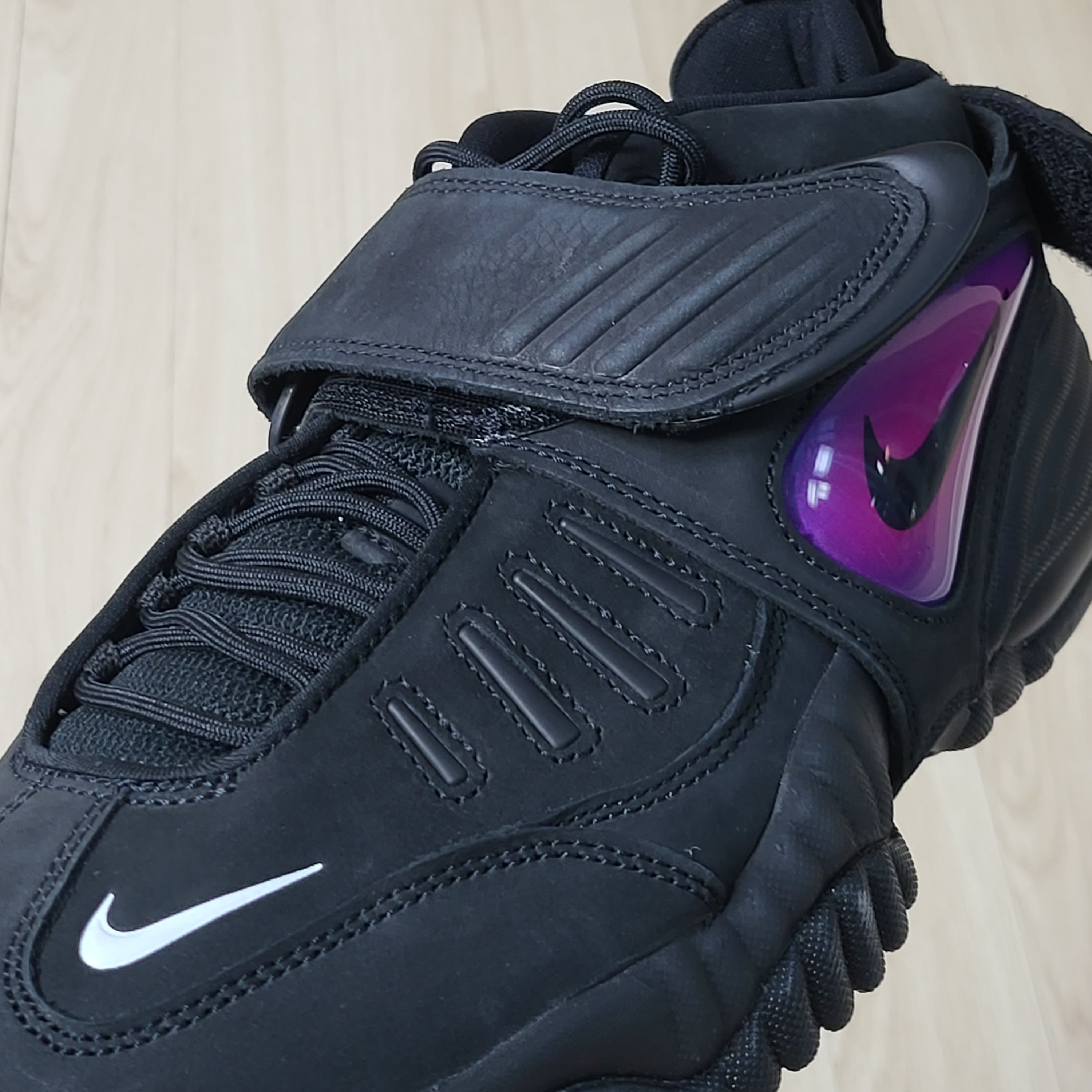 Nike x Ambush Air Adjust Force SP Black and Psychic Purple 착용 스타일 - 2