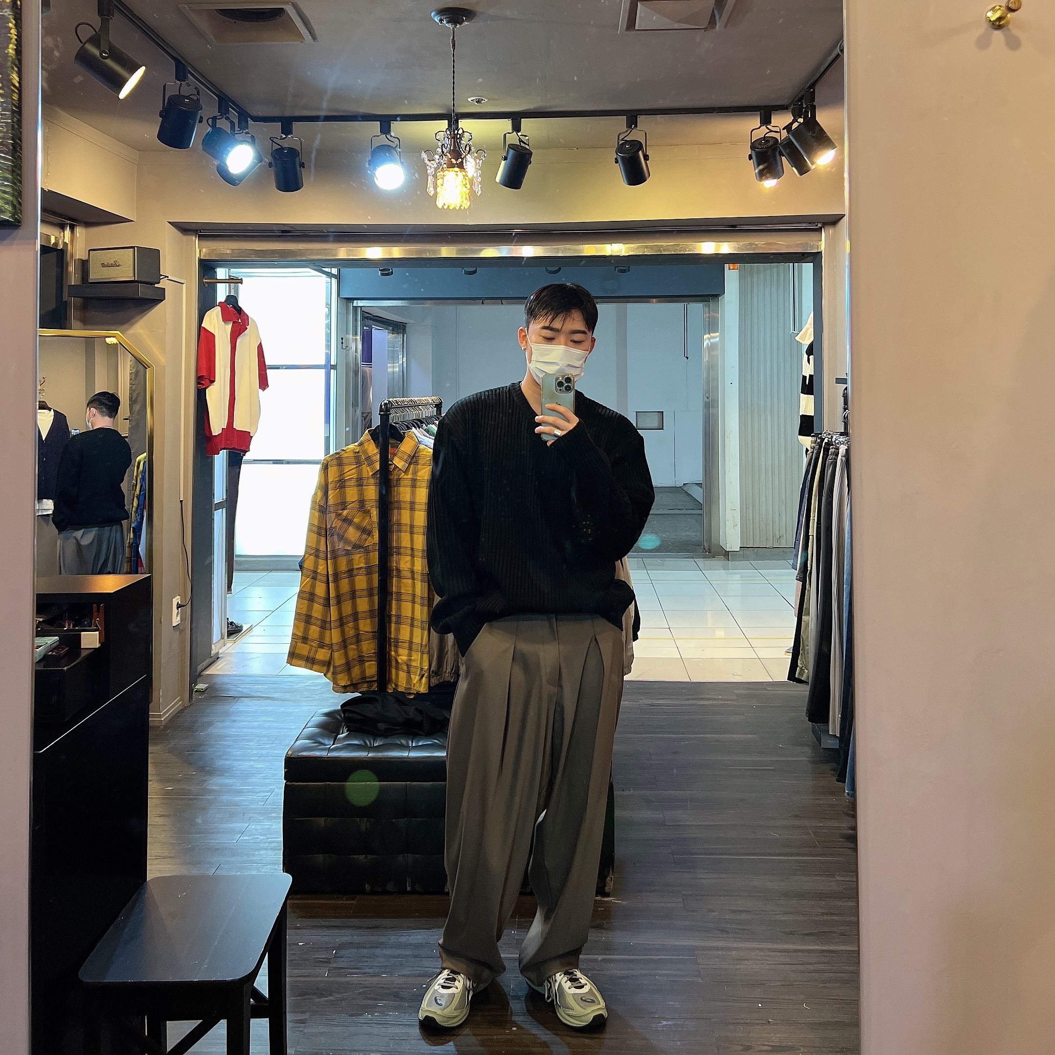 Asics Jog 100 S Sheet Rock - 2E Wide 착용 스타일 - 2