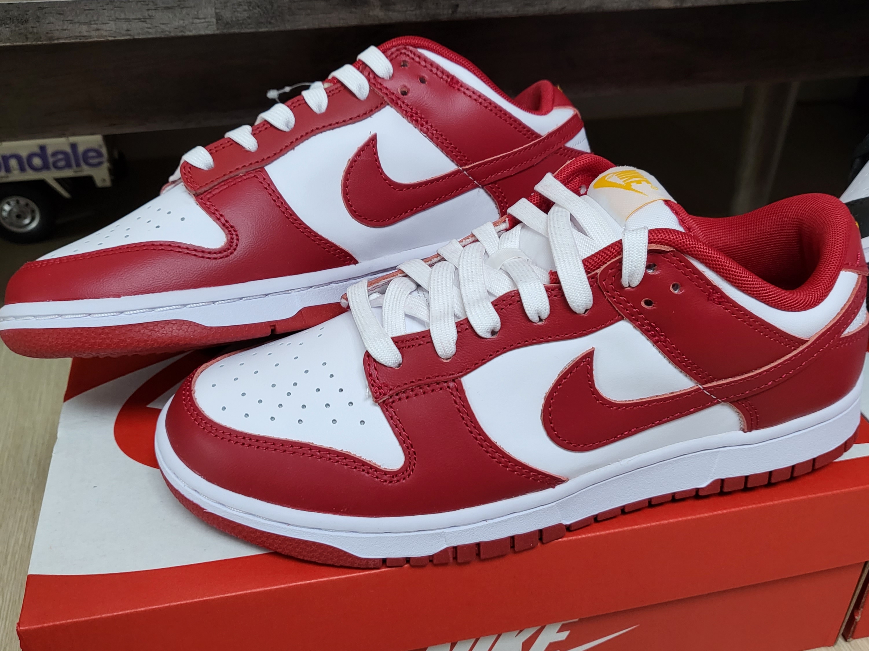 Nike Dunk Low Retro Gym Red 착용 스타일 - 2